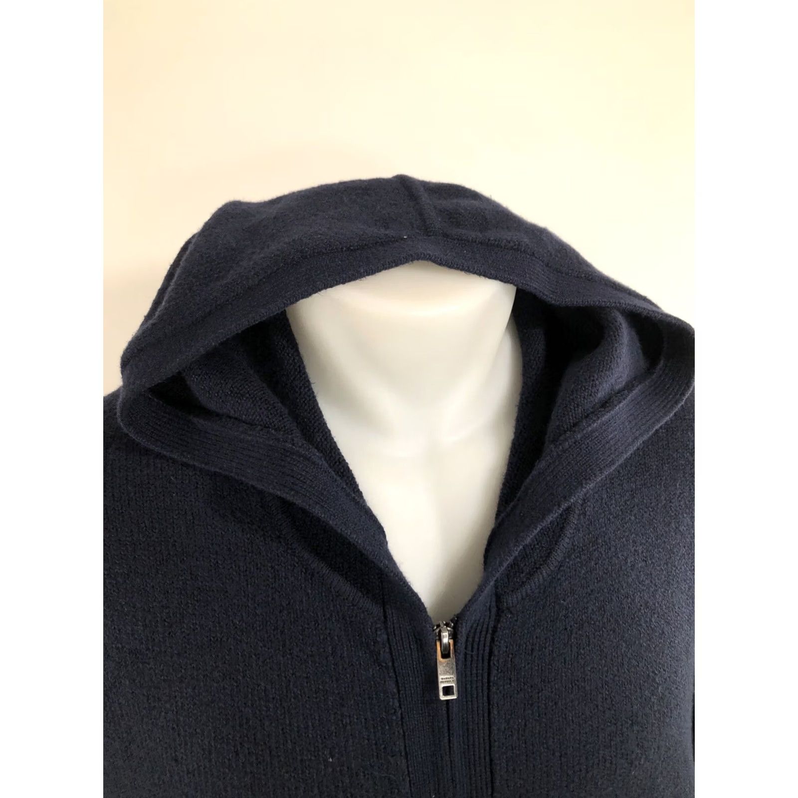 Banana Republic BANANA REPUBLIC Hoodie Mens L Blue Recycled Repreve Bottles Full Zip Sweater Size US L / EU 52-54 / 3 - 2 Thumbnail