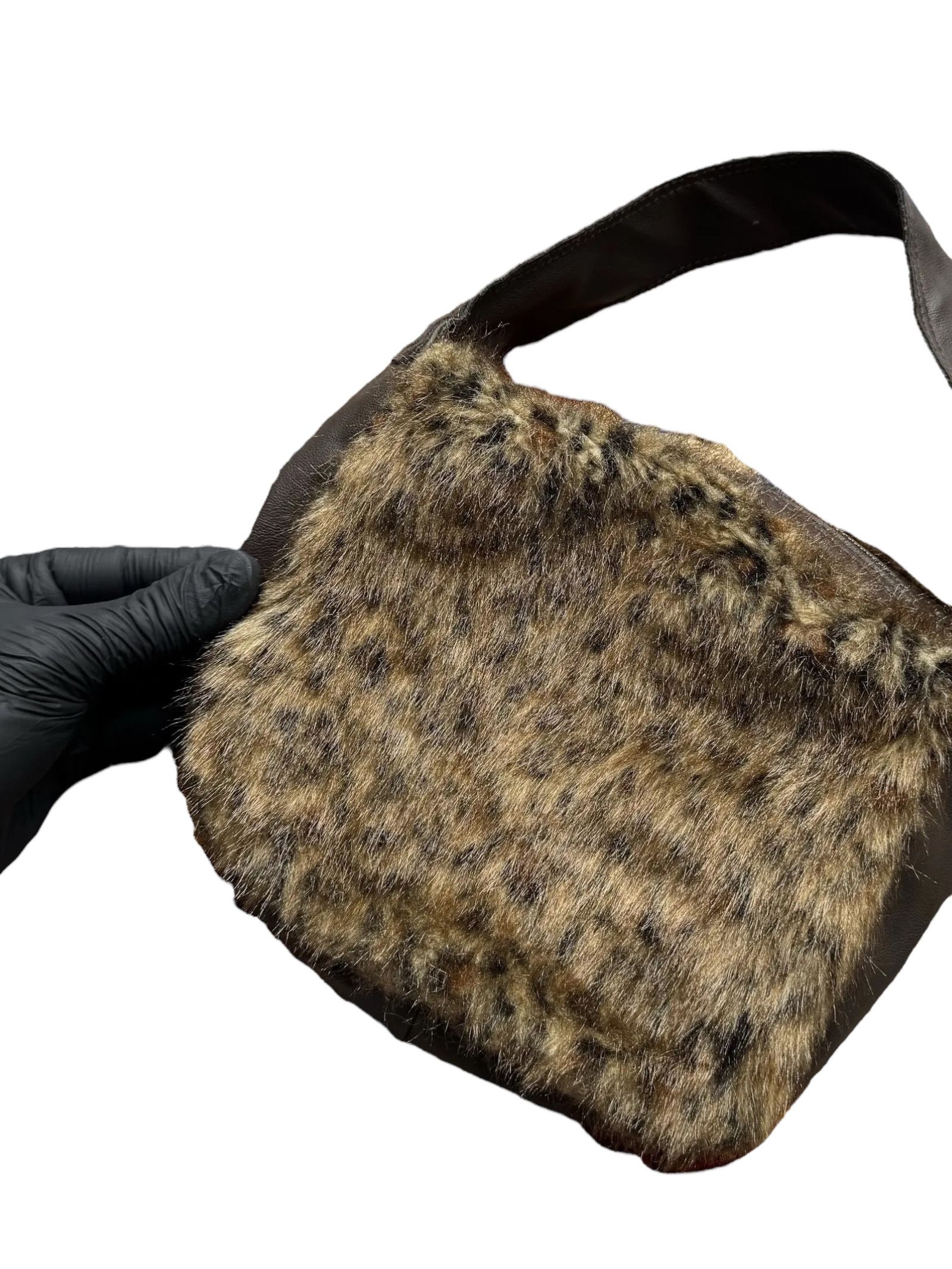 Japanese Brand Y2K Faux Fur Bag(V176) Size ONE SIZE - 2 Thumbnail