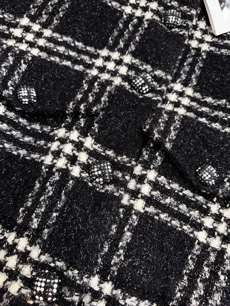 Chanel Chanel 22k autumn and winter show black and white plaid fi Size XS / US 0-2 / IT 36-38 - 4 Thumbnail