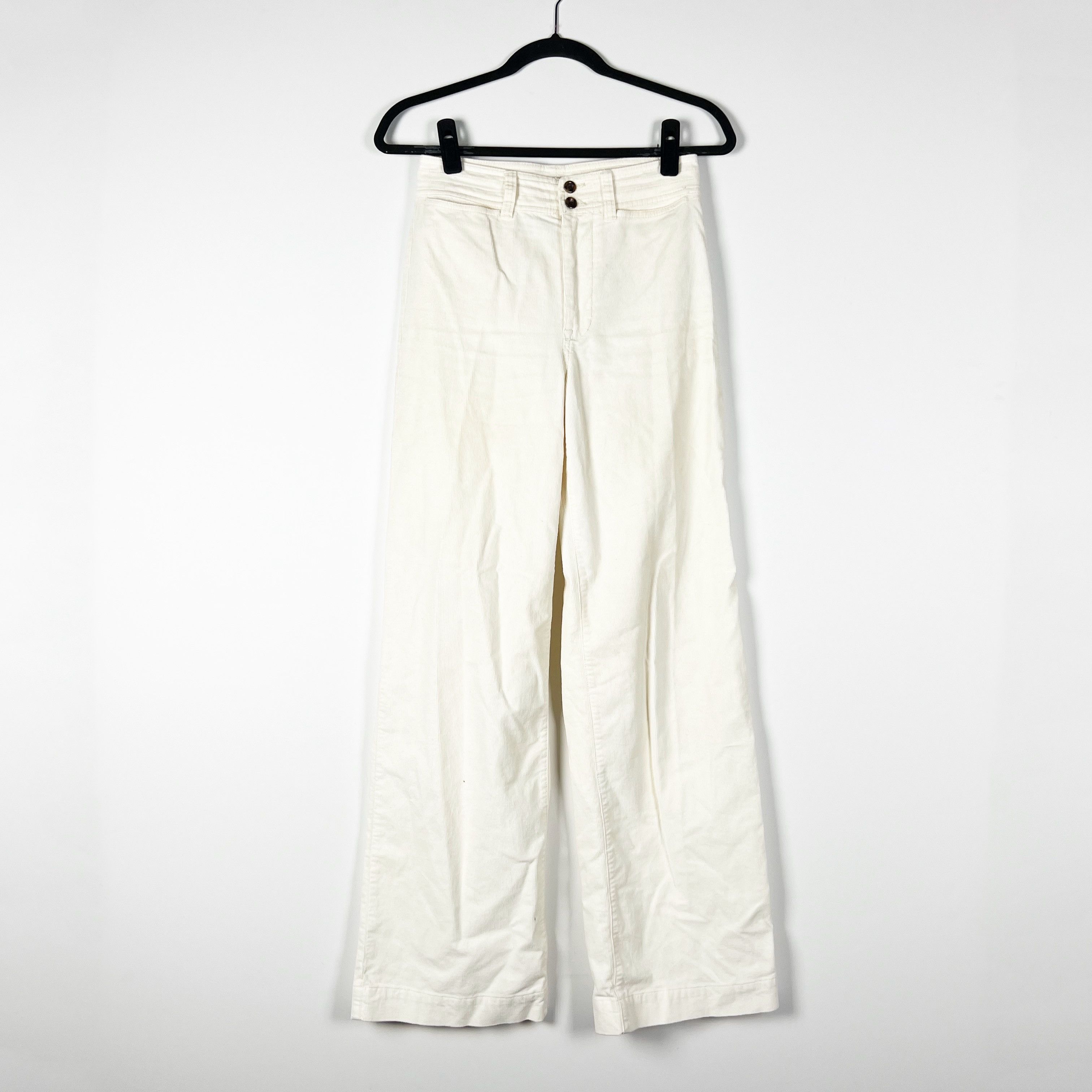 Faherty Faherty Stretch Cord Wide Leg Organic Cotton Size 26" / US 2 / IT 38 - 1 Thumbnail