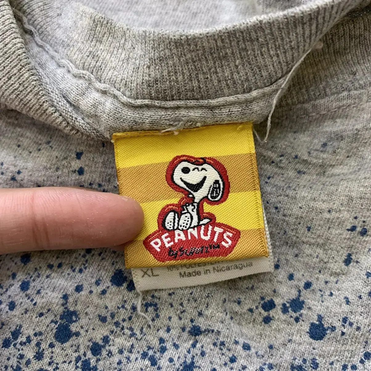 Vintage Vintage 90’ CHARLIE BROWN SNOOPY Baseball Aaugh Tee Shirt Size US XL / EU 56 / 4 - 4 Thumbnail
