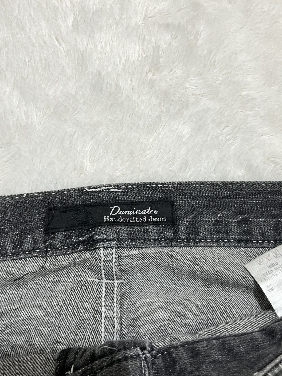 Other Dominate Patchwork Zip Detail Washed Denim Pants Size US 31 - 4 Thumbnail