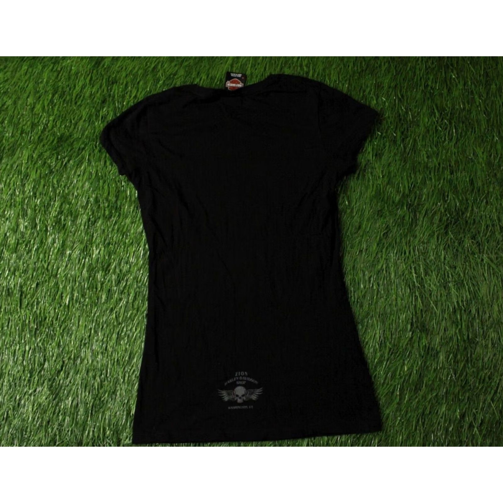 Harley Davidson HARLEY DAVIDSON SHIRT WOMEN T-SHIRT JERSEY OFFICIAL PRODUCT SIZE M COLOR Black and Gray Logo Casual Sleeve Short Sleeve 100% Cotton Women Size M / US 6-8 / IT 42-44 - 2 Thumbnail