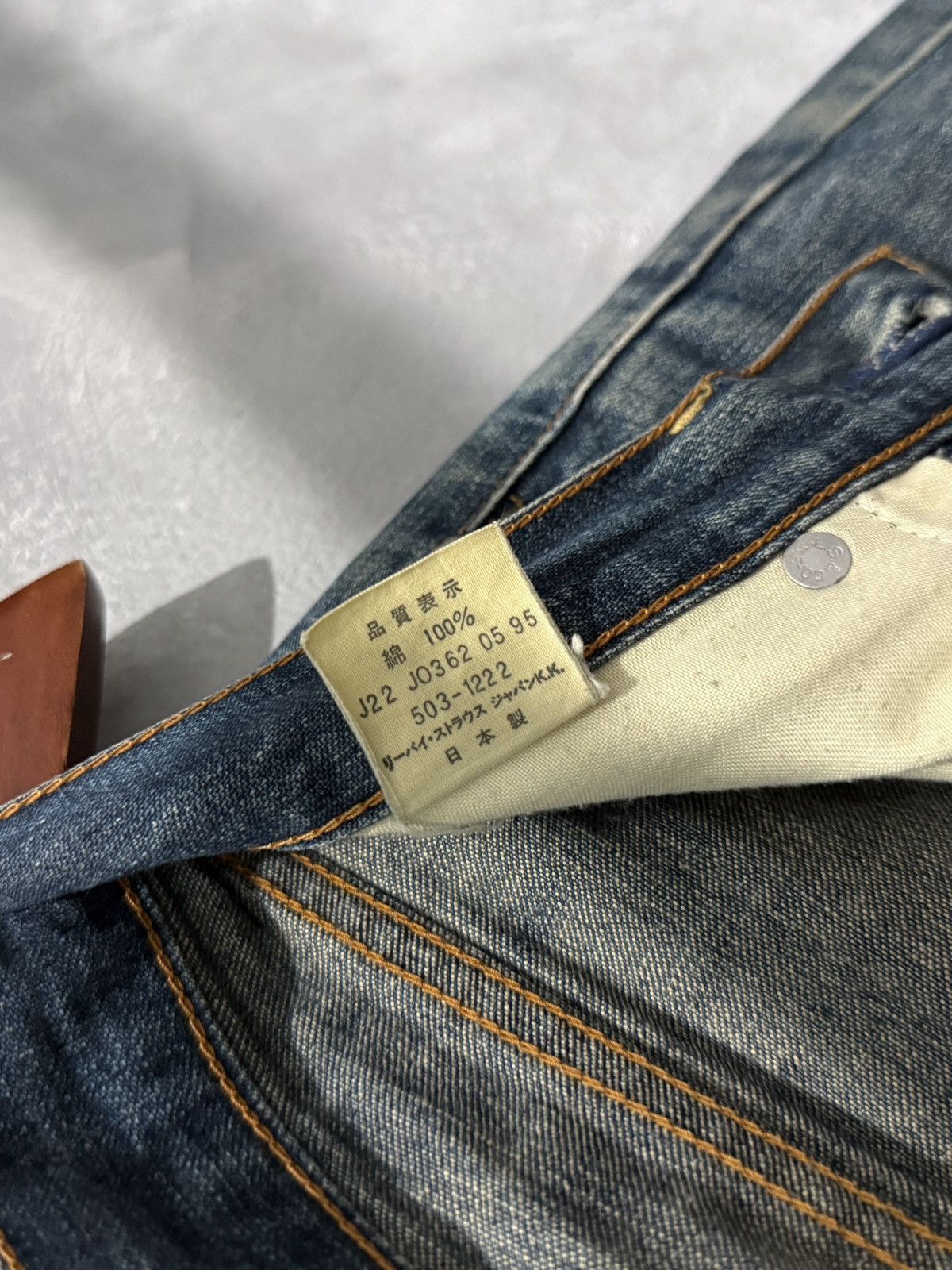 Levi's Vintage Clothing Rare Vintage Levi’s 503 XX Redline Selvedge Jeans Size US 29 - 4 Thumbnail