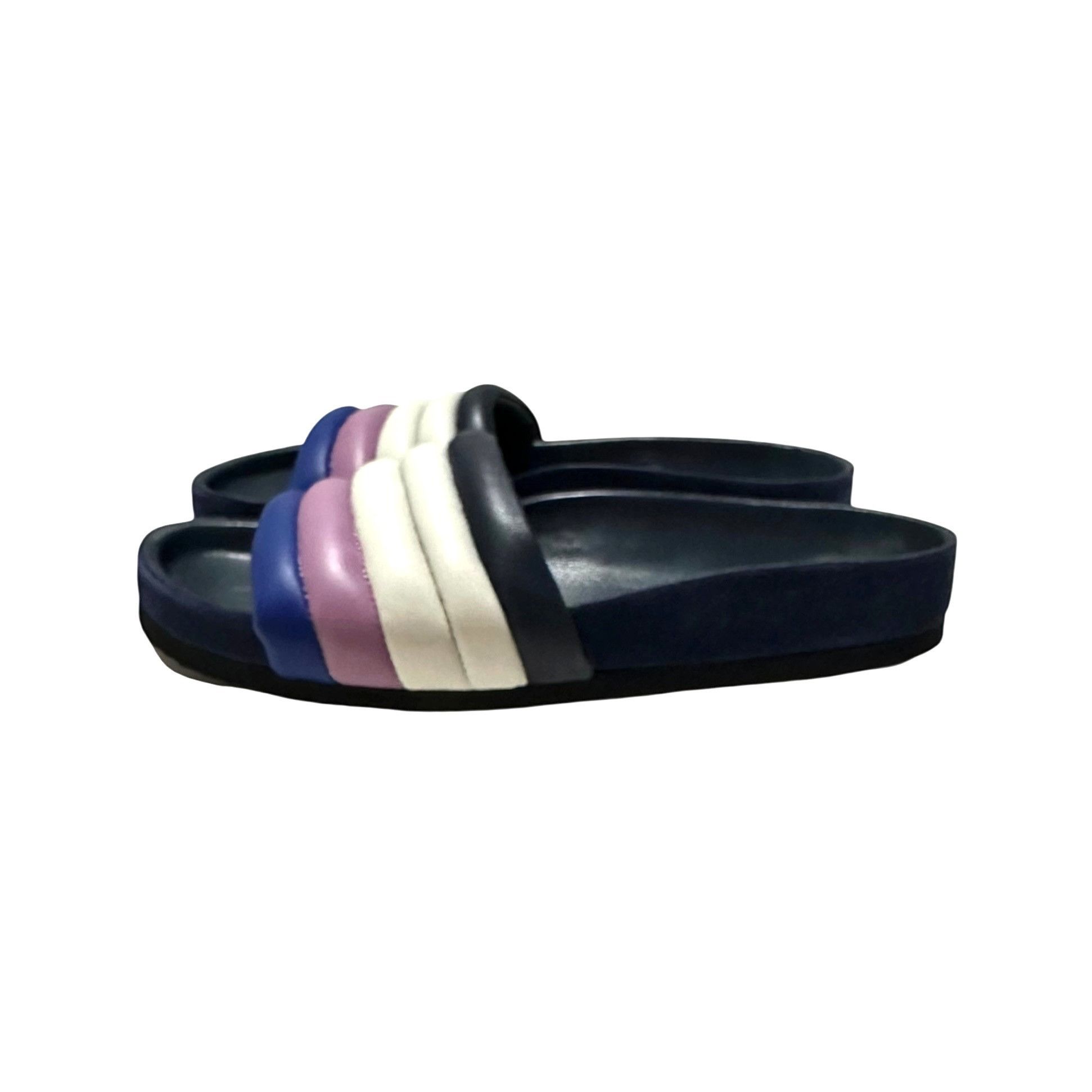 Isabel Marant Isabel Marant Hellea Slide Sandal Electrxic Blue, EU 37 NIB Size US 7 / IT 37 - 4 Thumbnail