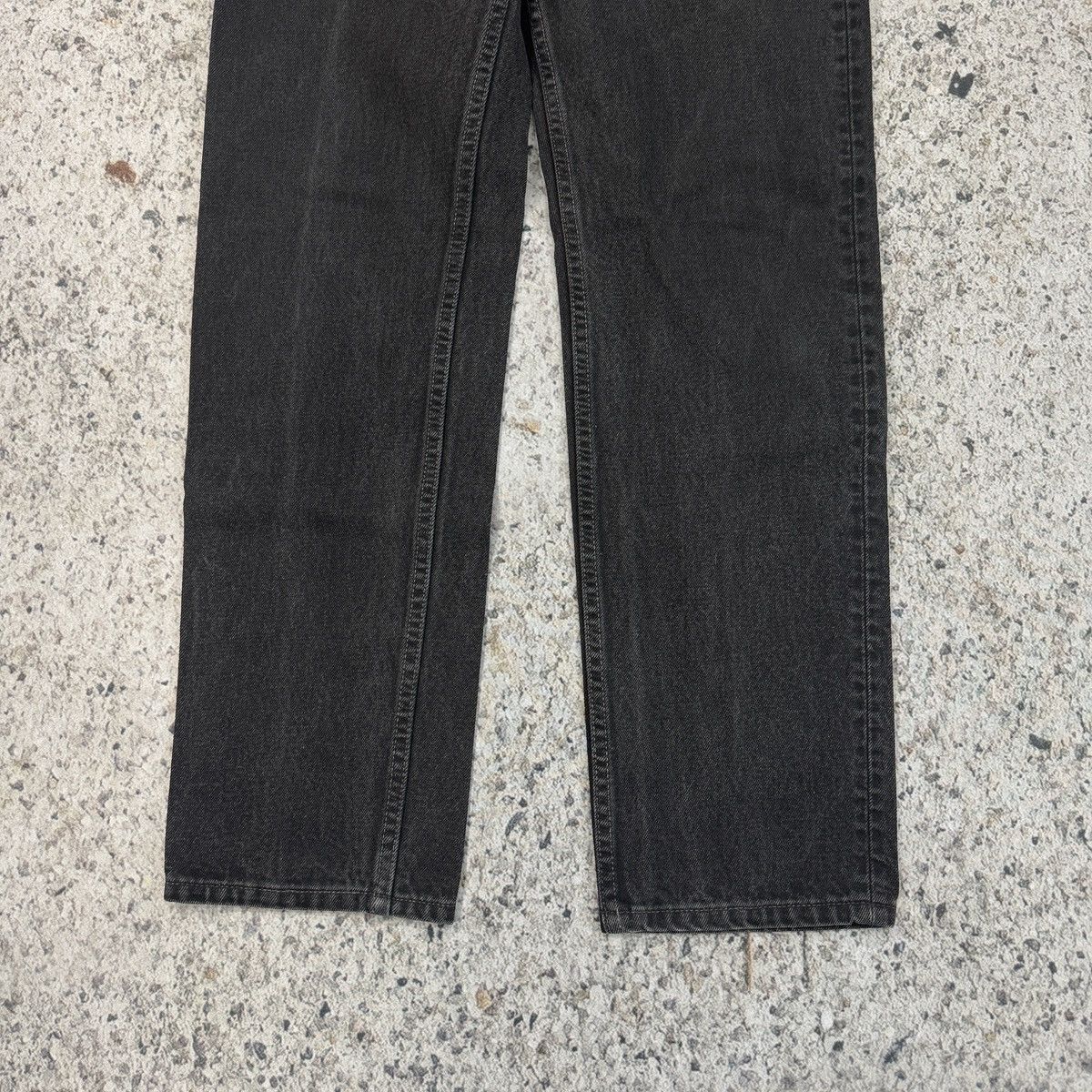 Levi's Vintage 90s Levi’s 505 Faded Black Jeans ERD Grunge Chrome Size US 32 / EU 48 - 8 Thumbnail