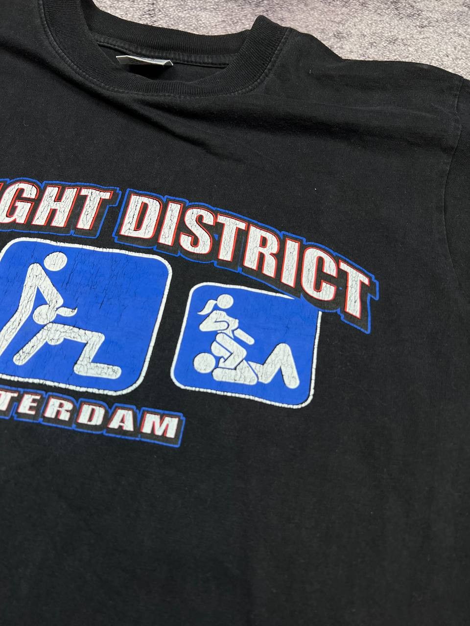 Vintage Vintage Red Light District Amsterdam T-Shirt Humor Tee Size US S / EU 44-46 / 1 - 7 Thumbnail