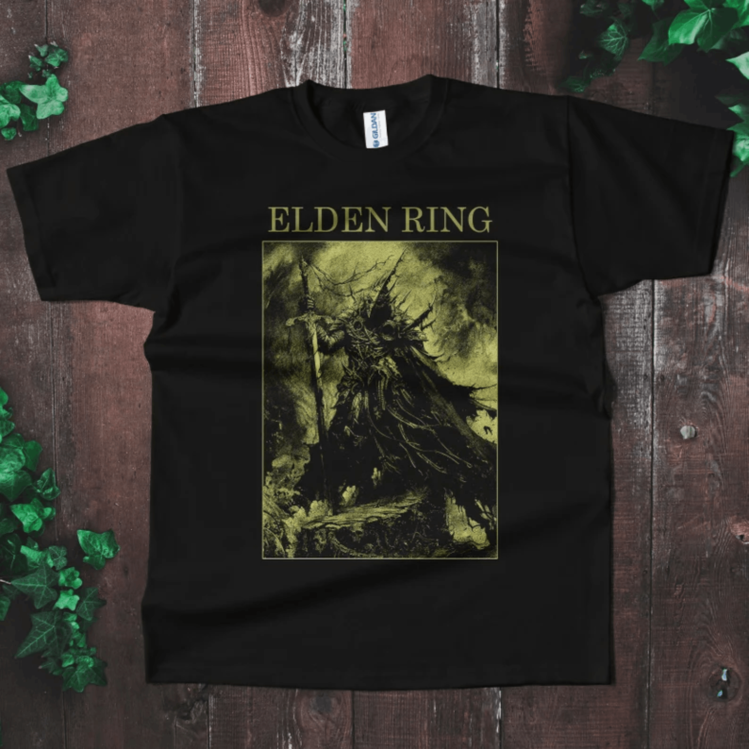 Vintage Elden Ring - T-Shirt, gothic, goth, dark souls, bloodborne Size US L / EU 52-54 / 3 - 2 Thumbnail