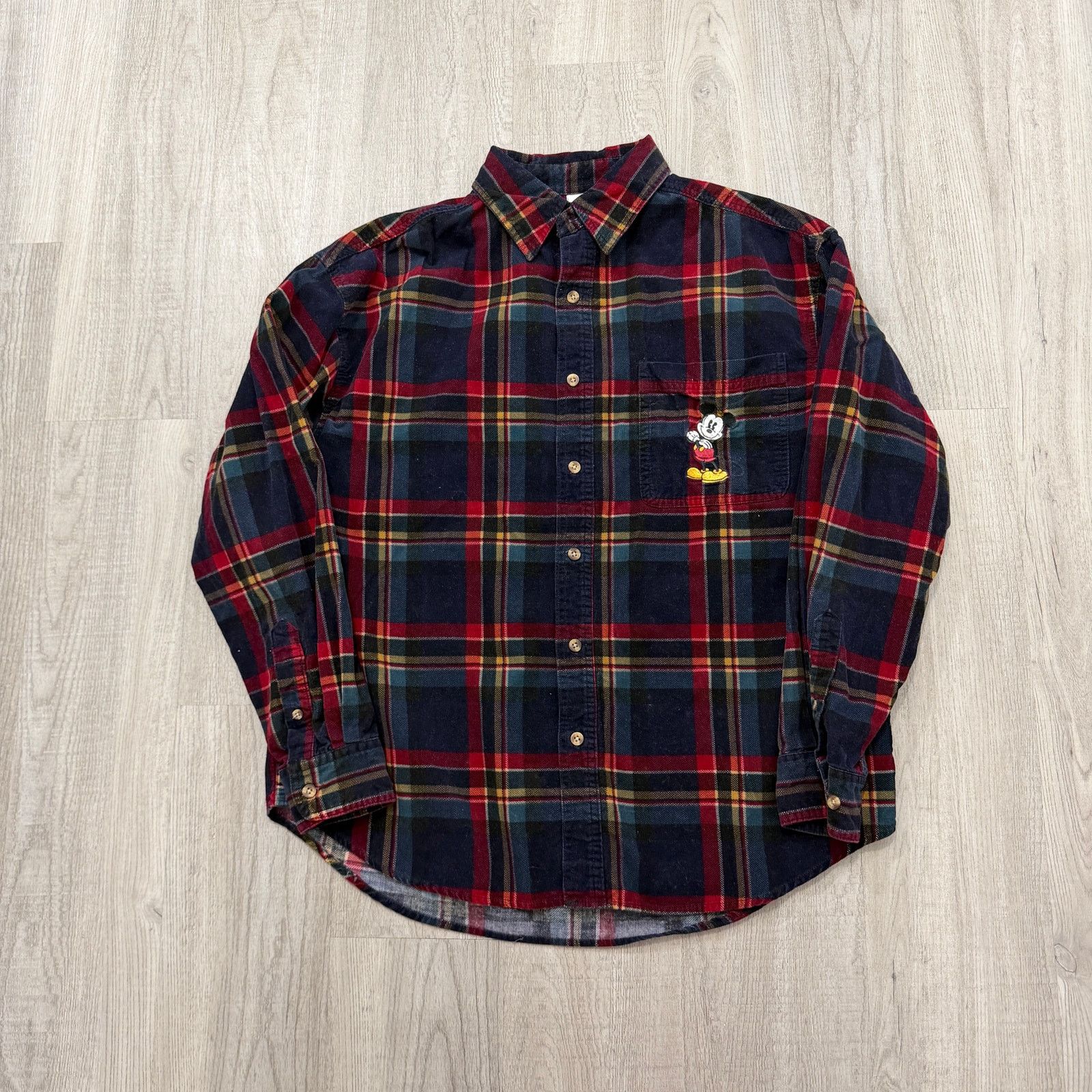 Vintage Vintage Disney Flannel Shirt Men’s Medium Mickey Mouse 90s Size US M / EU 48-50 / 2 - 1 Thumbnail