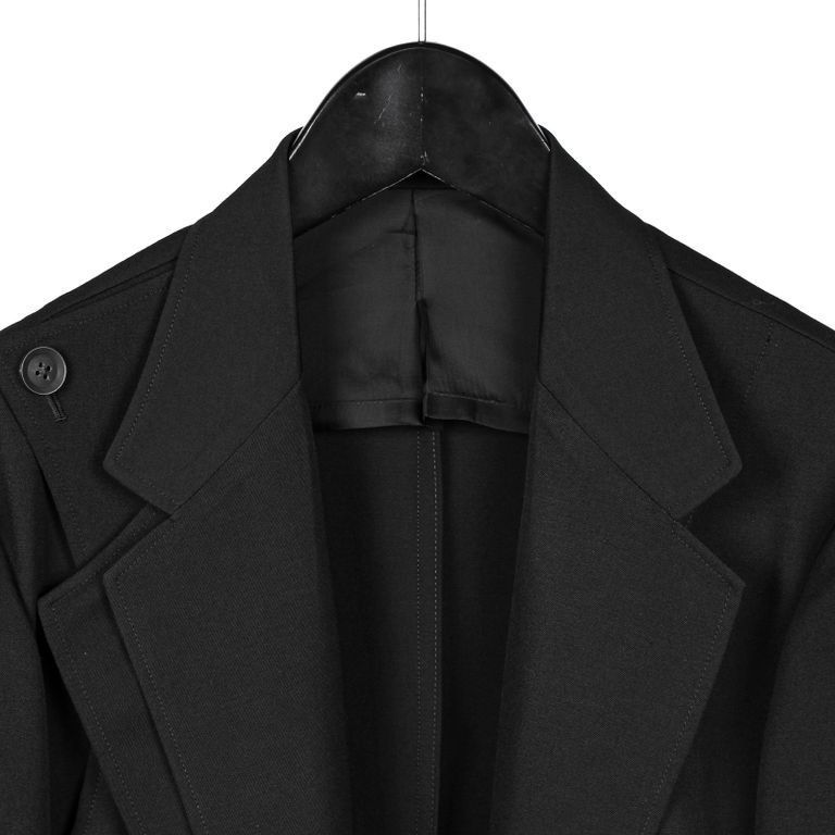 Yohji Yamamoto Yohji Yamamoto Pour Homme - Double Front end round curve JKT Size US M / EU 48-50 / 2 - 6 Thumbnail
