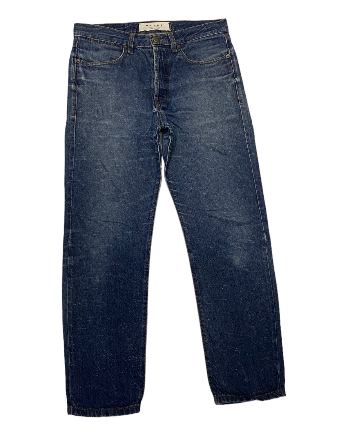 Marni 🔥MARNI DISTRESSED DENIM JEANS CROPPED Size US 30 / EU 46 - 5 Thumbnail