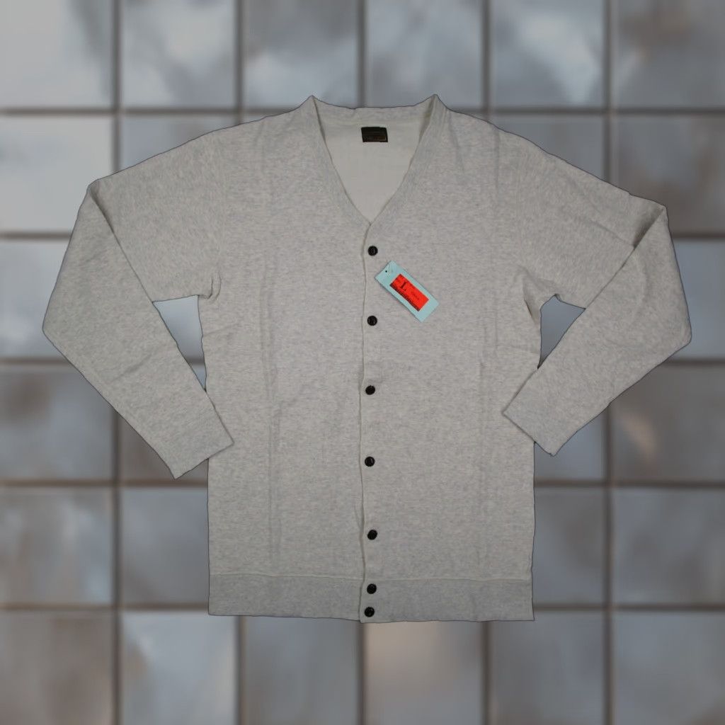 Tenderloin Tenderloin Cardigan Mens Large Grey 100% Cotton T-SP Sweater Knit View Japan Casual Made Size US L / EU 52-54 / 3 - 1 Thumbnail