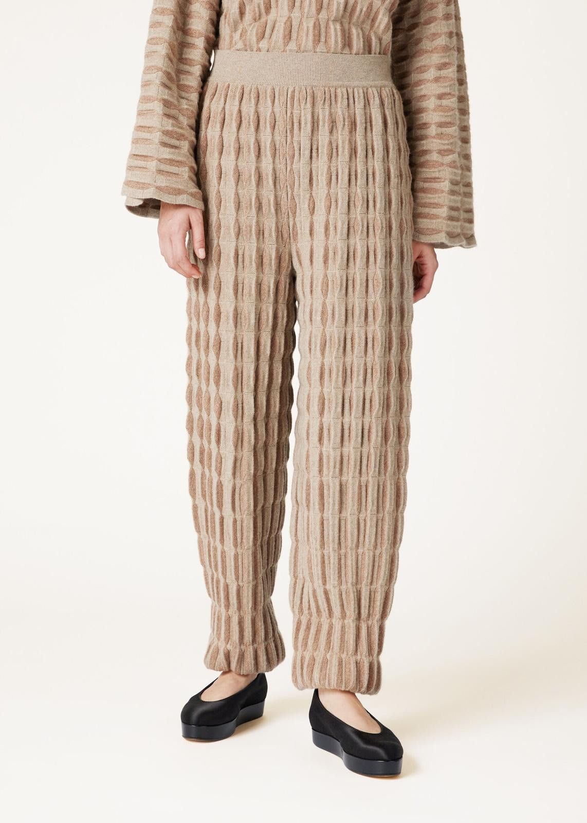 Loro Piana o1srvl11e0125 FAO0073 Ryoan-Ji Pant in Brown & Beige Size 26" / US 2 / IT 38 - 7 Thumbnail