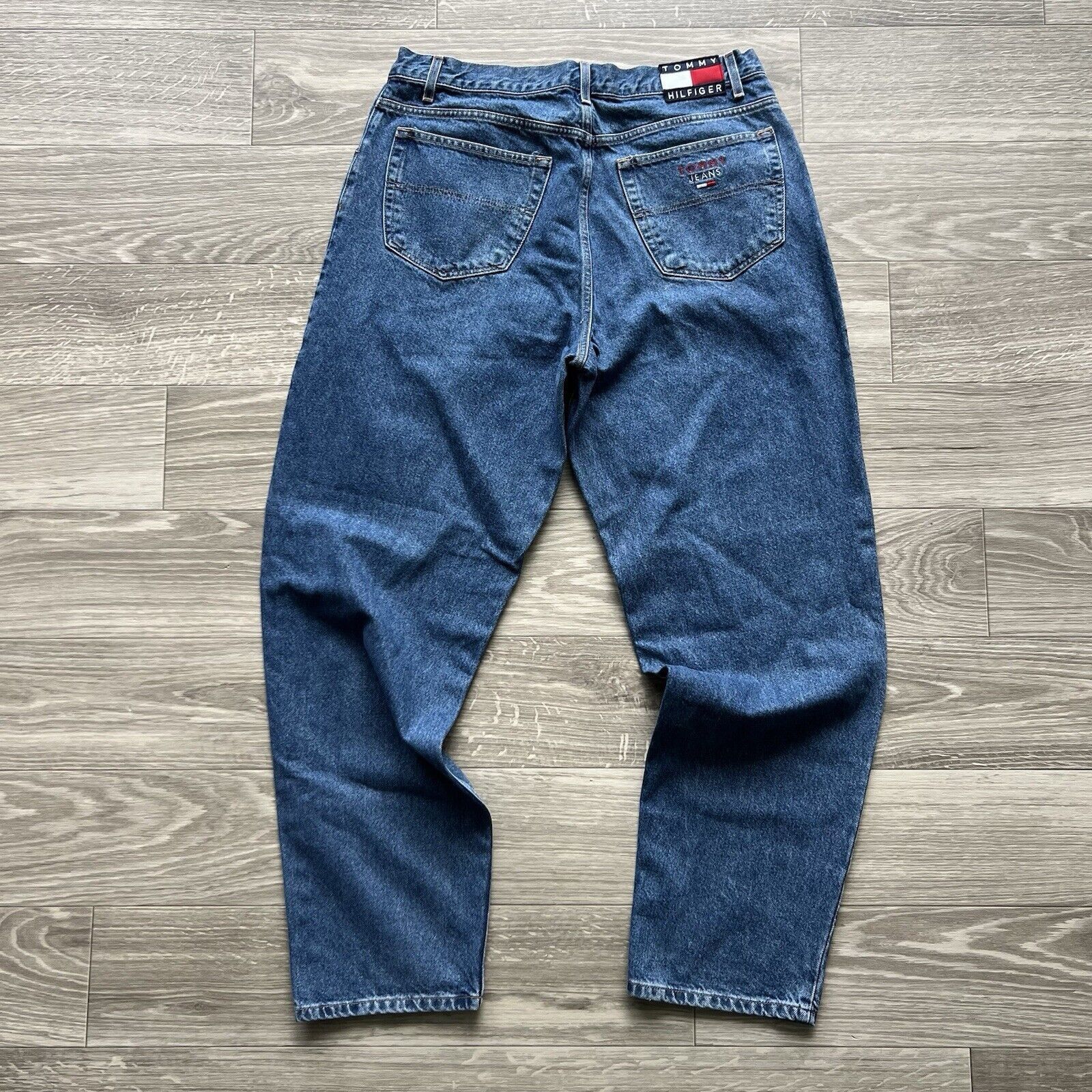 Tommy Hilfiger Vintage Y2k Tommy Hilfiger Jeans Mens 36x34 Baggy Relaxed Size US 36 / EU 52 - 1 Thumbnail