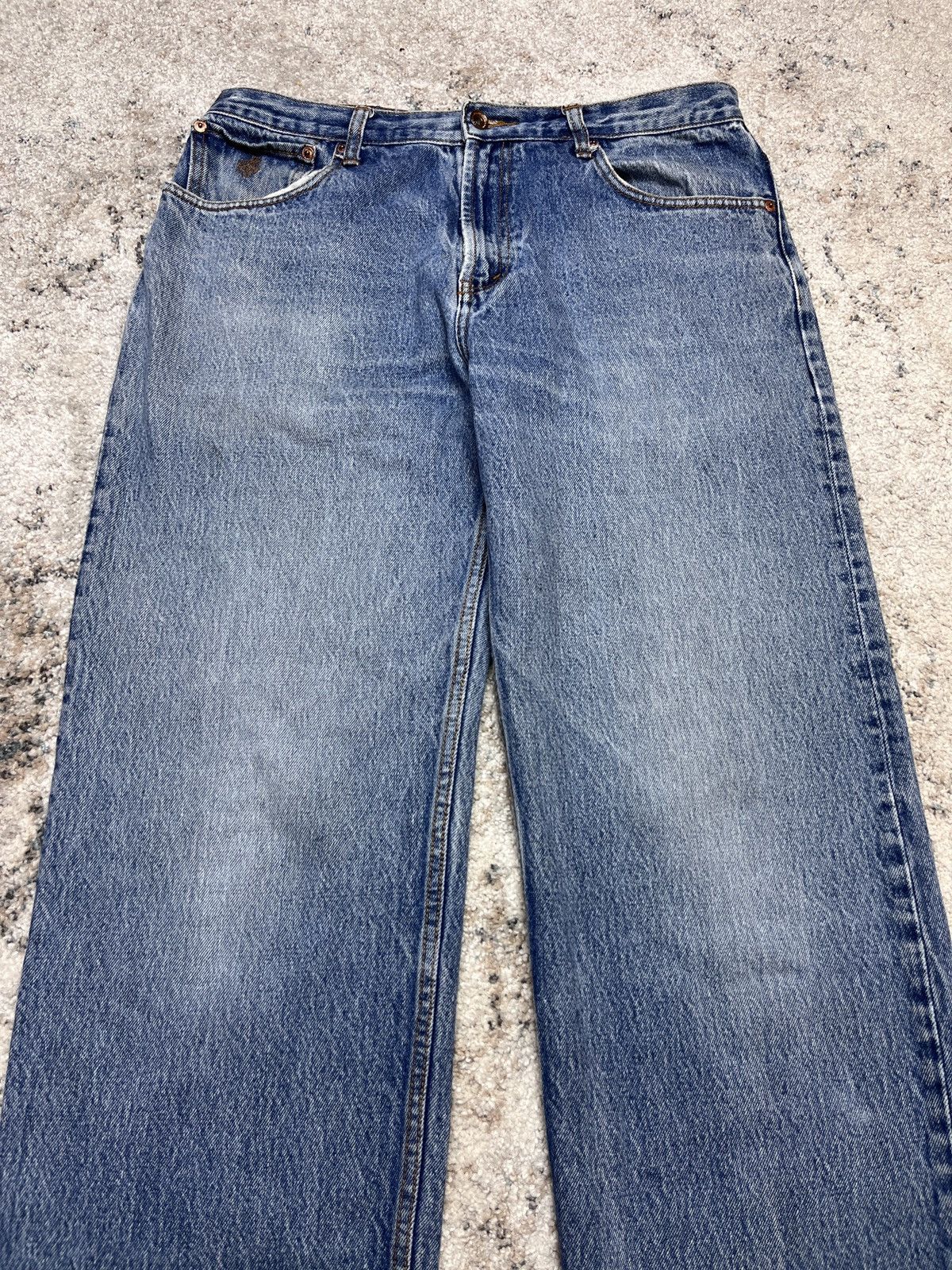 Japanese Brand × Rocawear × Vintage 90s ROCAWEAR VINTAGE WASHED QUALITY HEAVY DENIM PANTS - 3198 Size US 34 / EU 50 - 3 Thumbnail