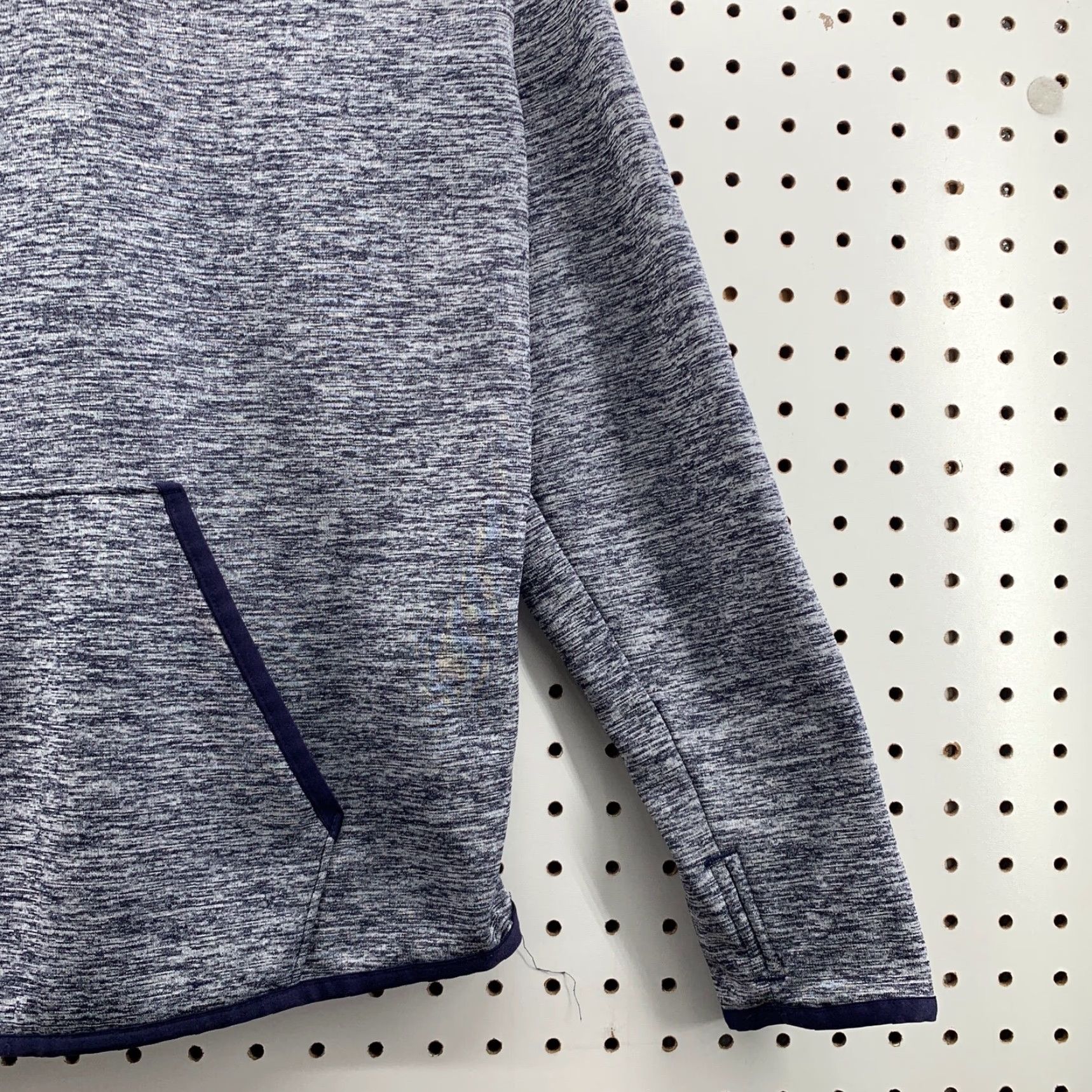 Under Armour VINTAGE MEN'S UNDER ARMOUR LOOSE FIT COLD GEAR PULLOVER HOODIE Heather BLUE Large Size US L / EU 52-54 / 3 - 5 Thumbnail