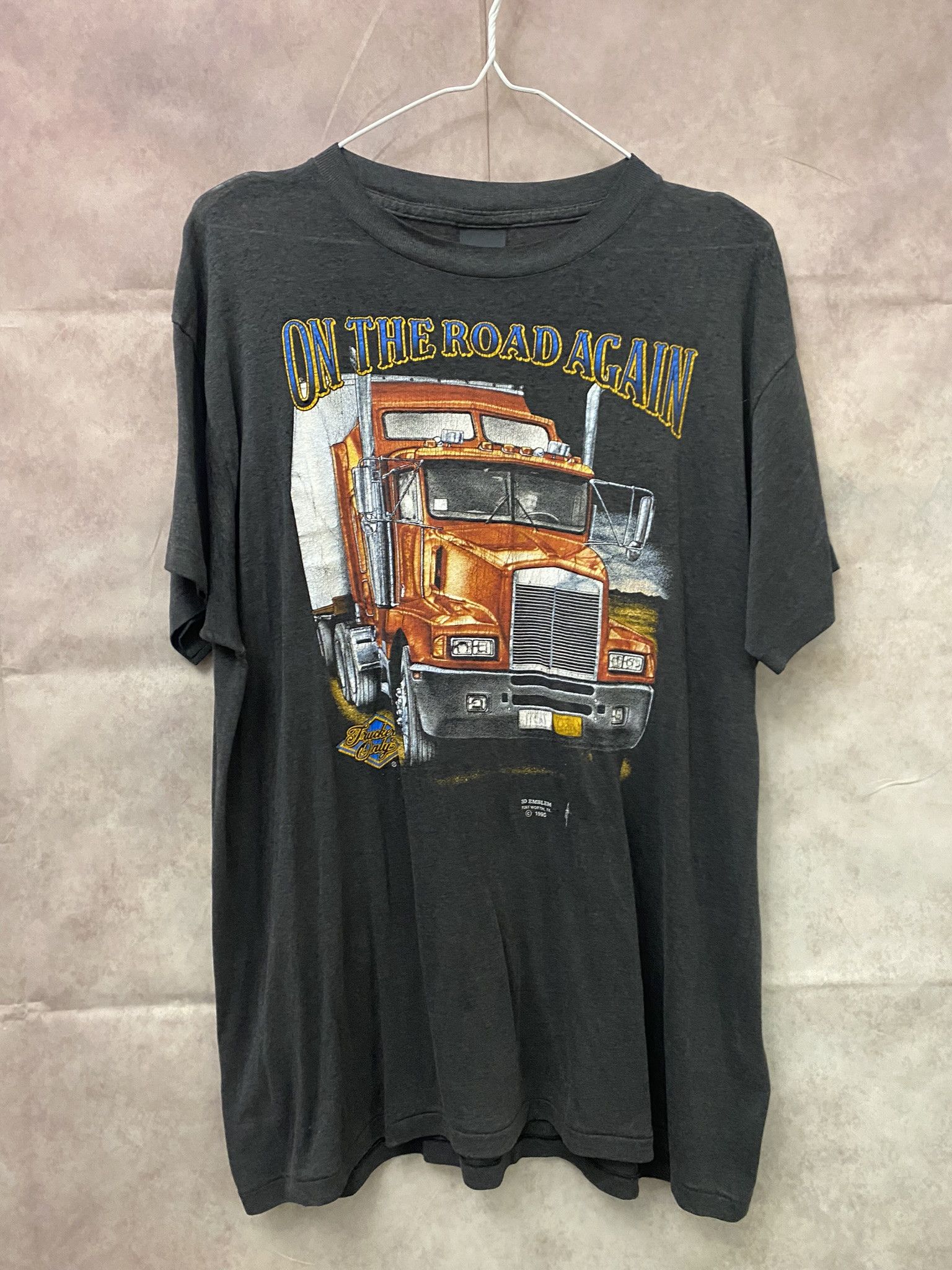 Band Tees × Harley Davidson × Vintage 1990 Harley Davidson 3D Emblem Vintage T-Shirt Size US L / EU 52-54 / 3 - 1 Thumbnail