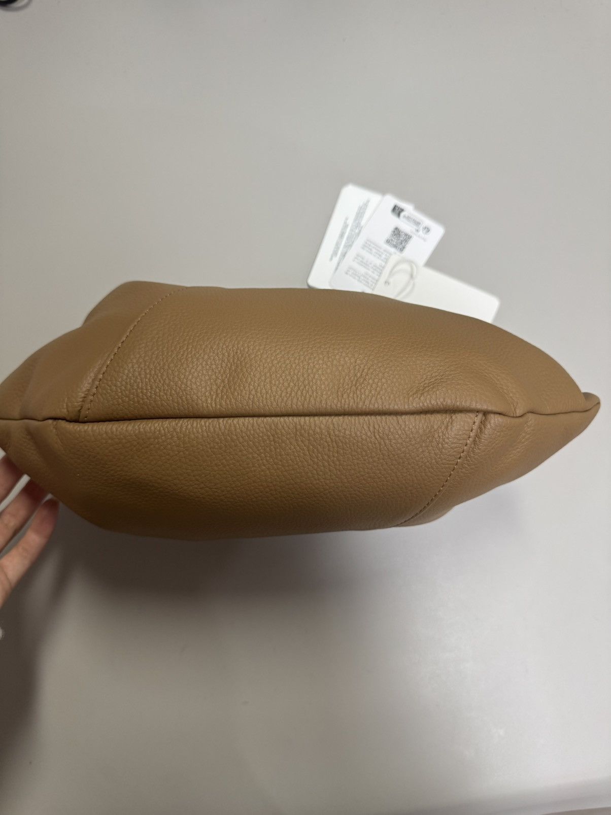 Maison Margiela NWT Japanese Grained Leather Tote Bag - Brown, OS Size ONE SIZE - 12 Thumbnail