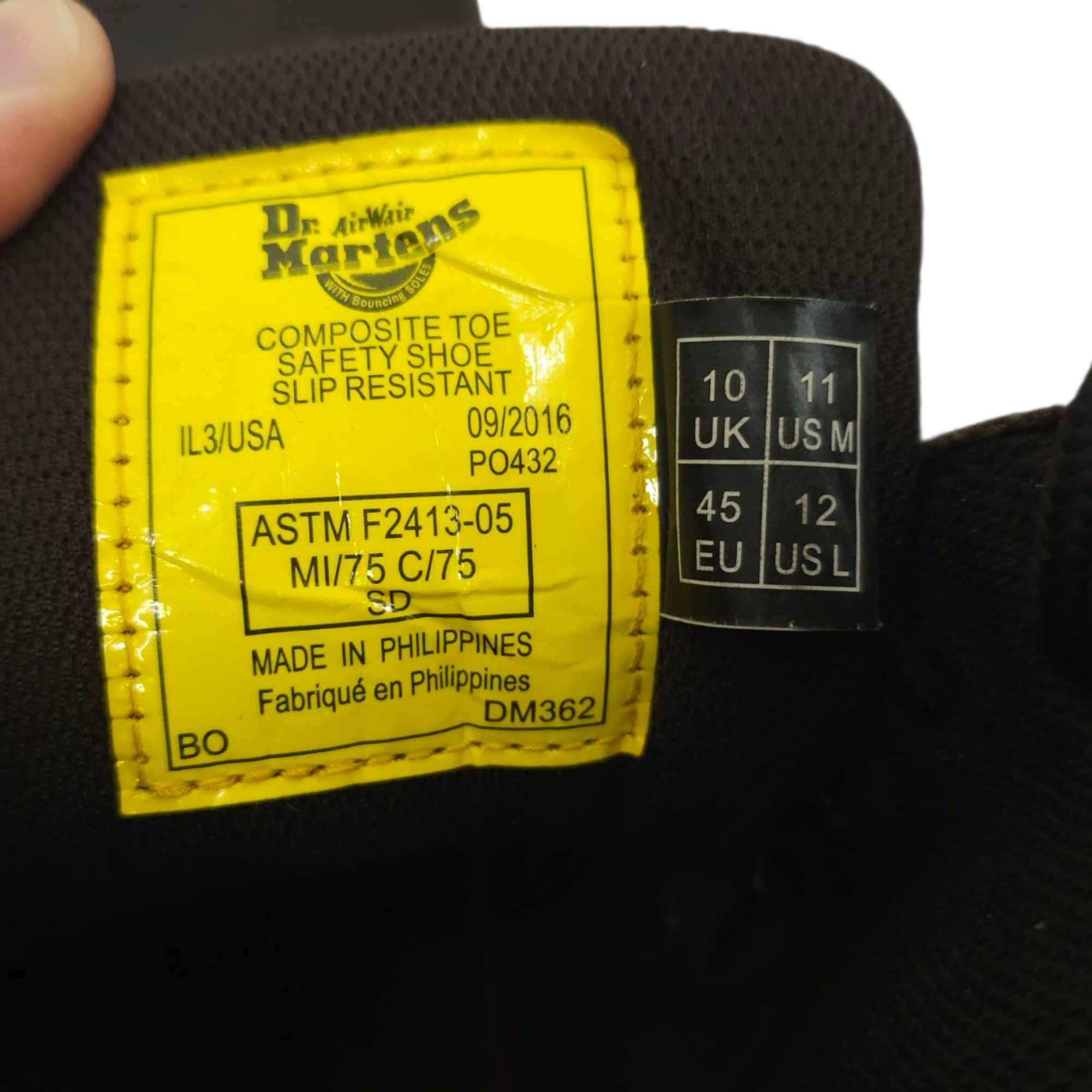 Dr. Martens Dr Martens Corvid SD Safety Toe Boot Mens 11 Industrial 7 Ey Size US 11 / EU 44 - 8 Thumbnail
