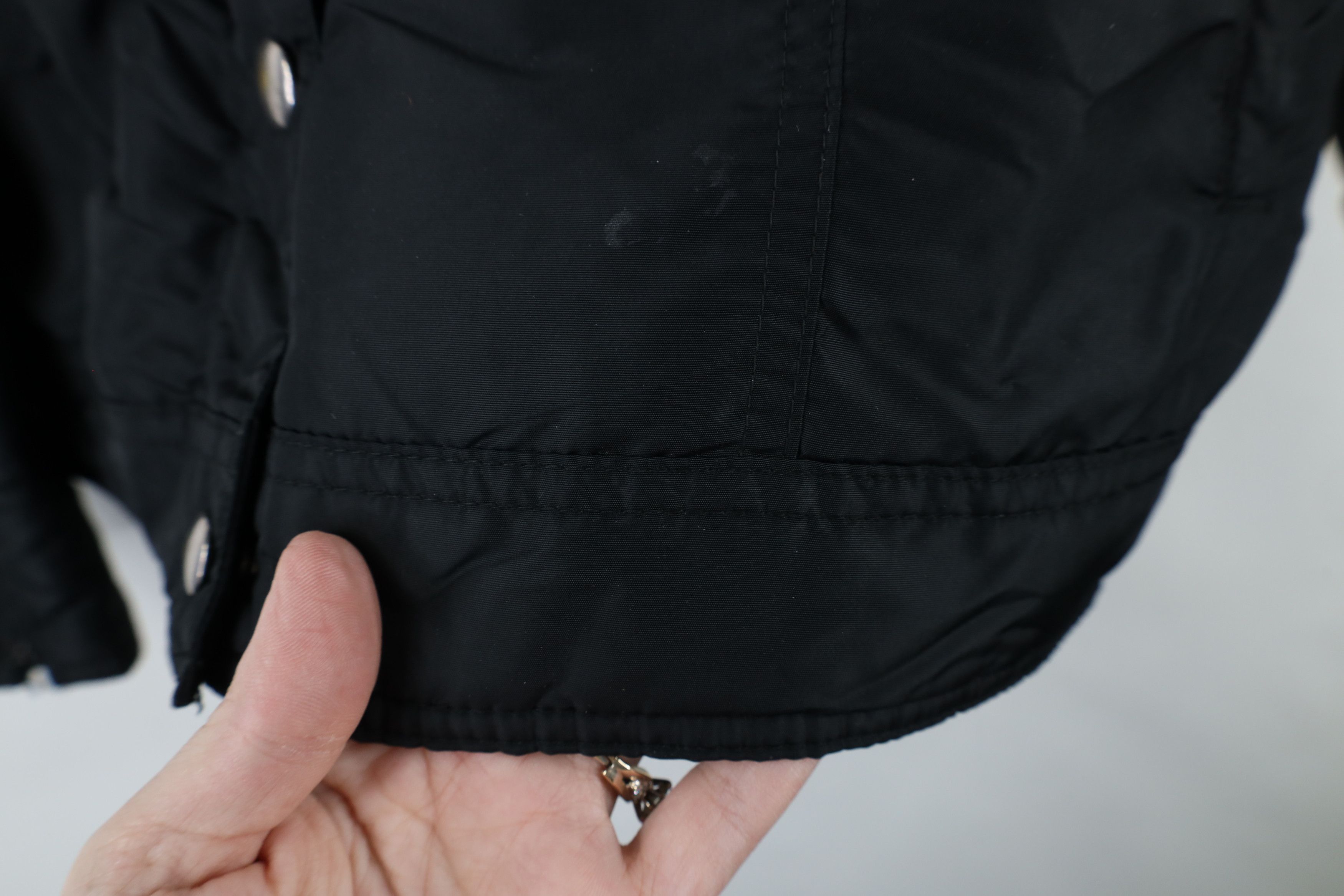 Gap × Vintage Vintage 90s Y2K Gap Full Zip Motorcycle Bomber Jacket Black Size S / US 4 / IT 40 - 7 Thumbnail