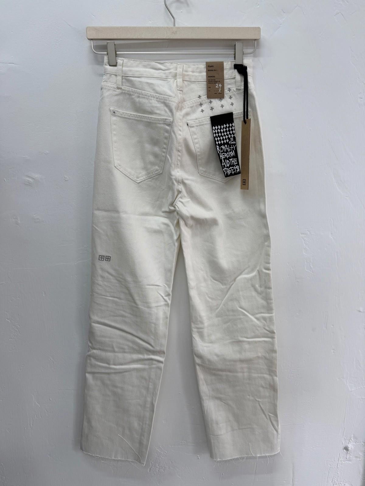 Ksubi new ksubi womens denim jeans brooklyn jean white sliced 24 6 Size 24" / US 00 / IT 34 - 6 Thumbnail