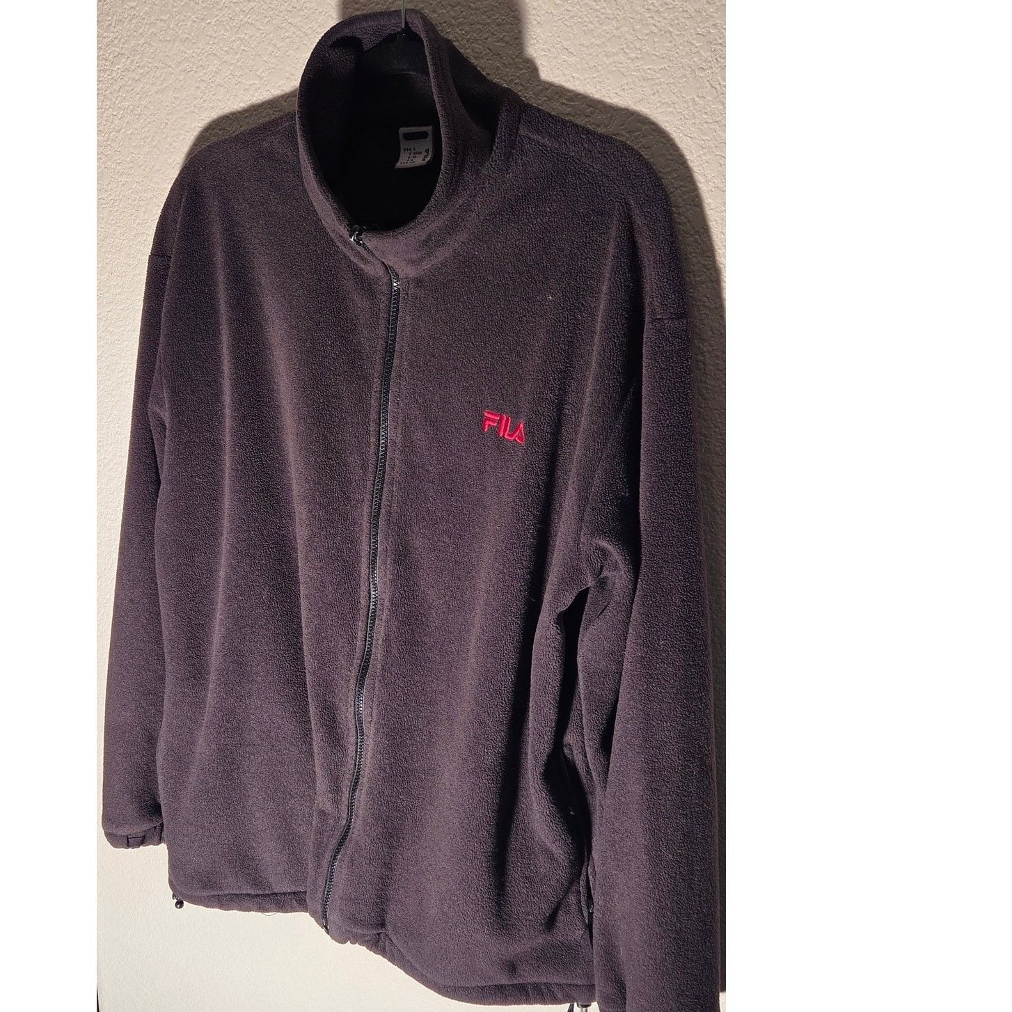 Fila Fila Black Full Zip Fleece Sweater - Men's Large Size US M / EU 48-50 / 2 - 4 Thumbnail