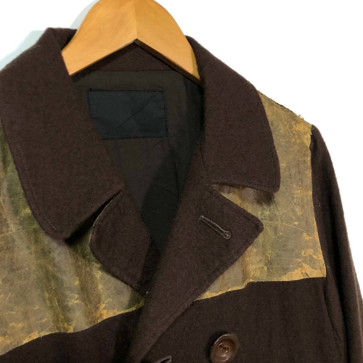 TALKING ABOUT THE ABSTRACTION Talking About The Abstraction peacoat trompe l’oeil M Size US M / EU 48-50 / 2 - 2 Thumbnail