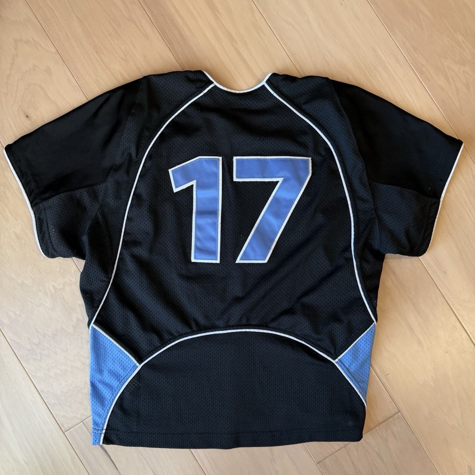 Nike × Vintage Vintage John Hopkins Lacrosse Jersey Large Black Nike Center Size US L / EU 52-54 / 3 - 7 Thumbnail