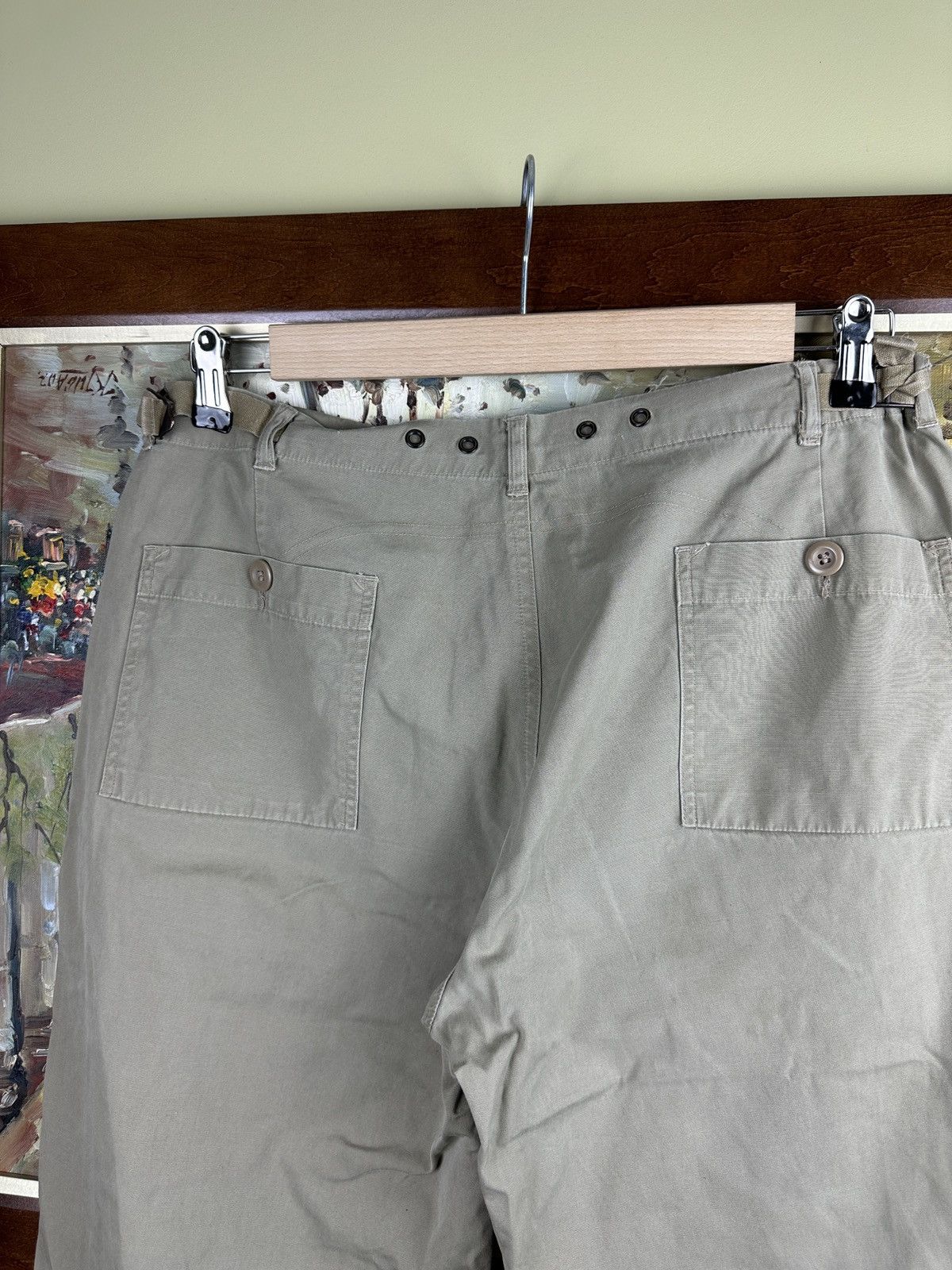 Japanese Brand Vintage 2000s cargo parachute wide trousers pants Size US 36 / EU 52 - 8 Thumbnail
