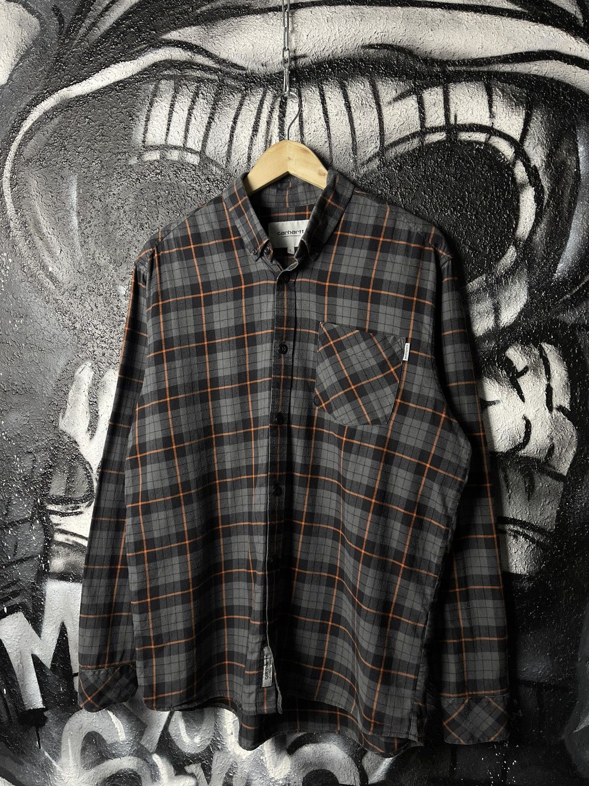 Carhartt Wip Carhartt WIP Long Sleeve Swain Shirt Plaid Flannel Men’s Size US L / EU 52-54 / 3 - 1 Thumbnail