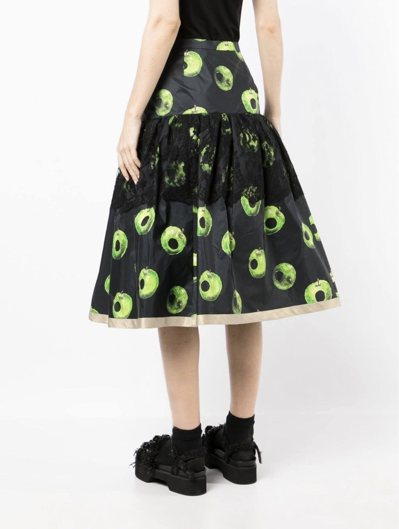 Undercover UNDERCOVER Apple Print A-Line Skirt Size 27" / US 4 / IT 40 - 4 Thumbnail