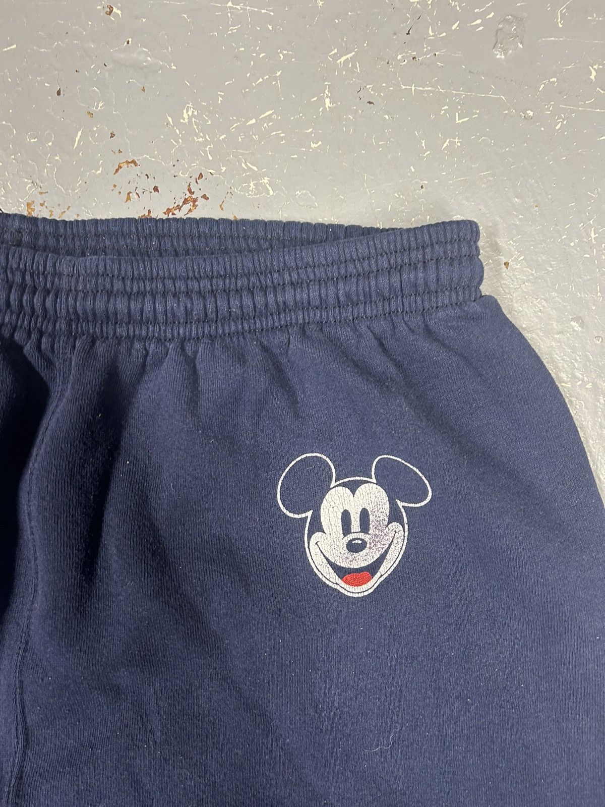 Disney × Mickey Mouse × Vintage Crazy Vintage 90s Navy Mickey Mouse Disney Sweatpants Size US 30 / EU 46 - 3 Thumbnail