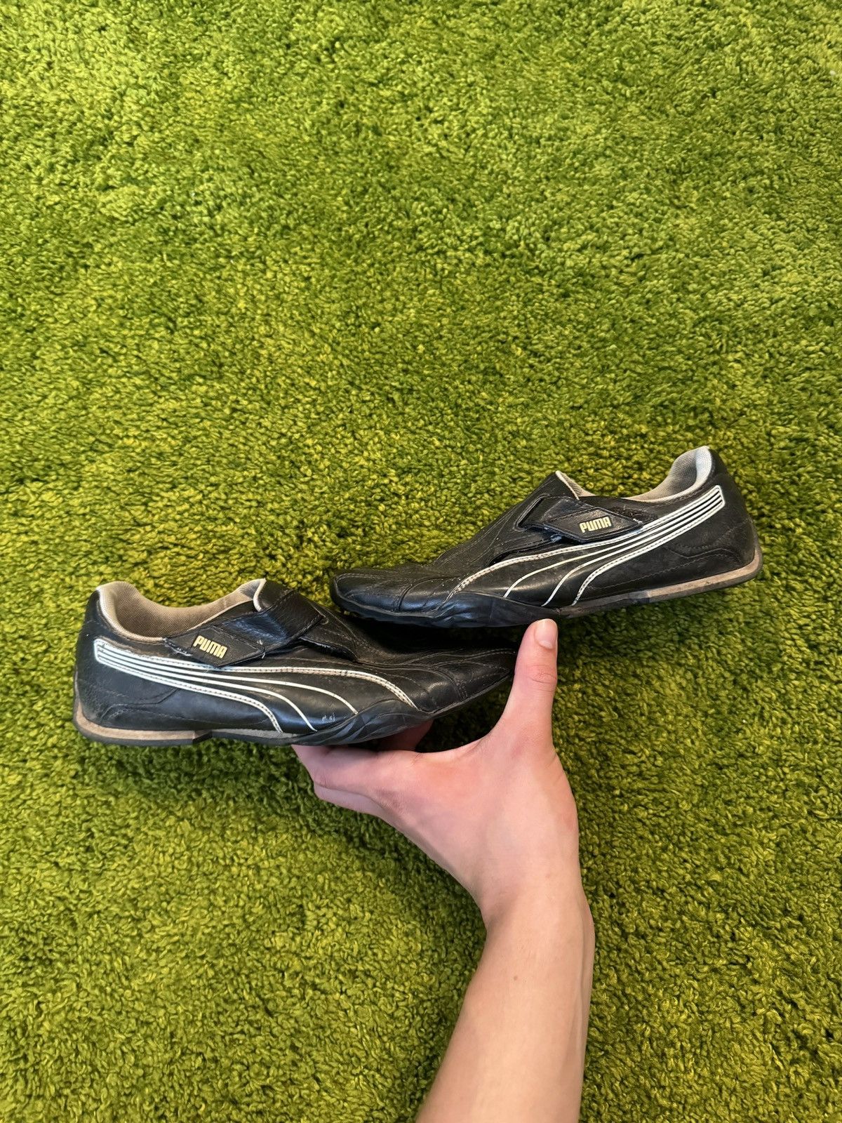 Puma × Vintage Puma 2000s vintage real leather sneakers Y2K Size US 7.5 / IT 37.5 - 2 Thumbnail