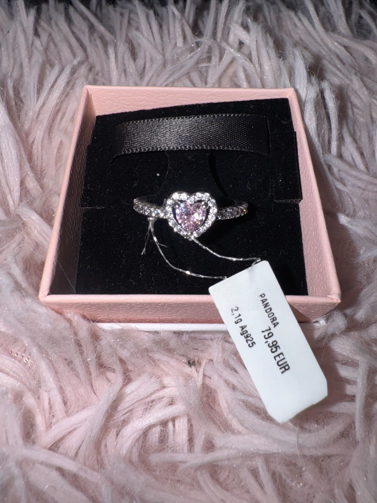 pandora pandora ring pink heart Size ONE SIZE - 2 Thumbnail