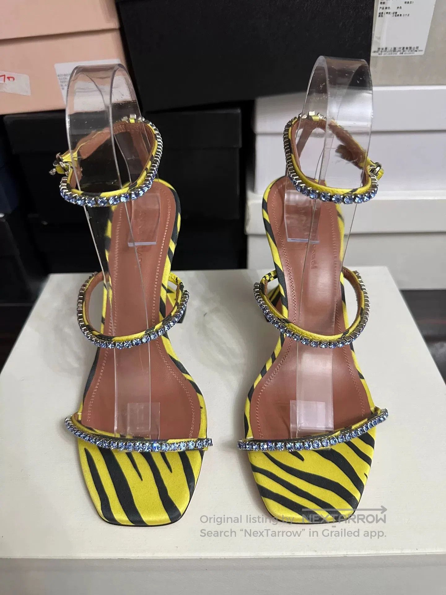 Amina Muaddi Amina Muaddi High-Heel Sandals Size 37. Size US 6 / IT 36 - 1 Thumbnail