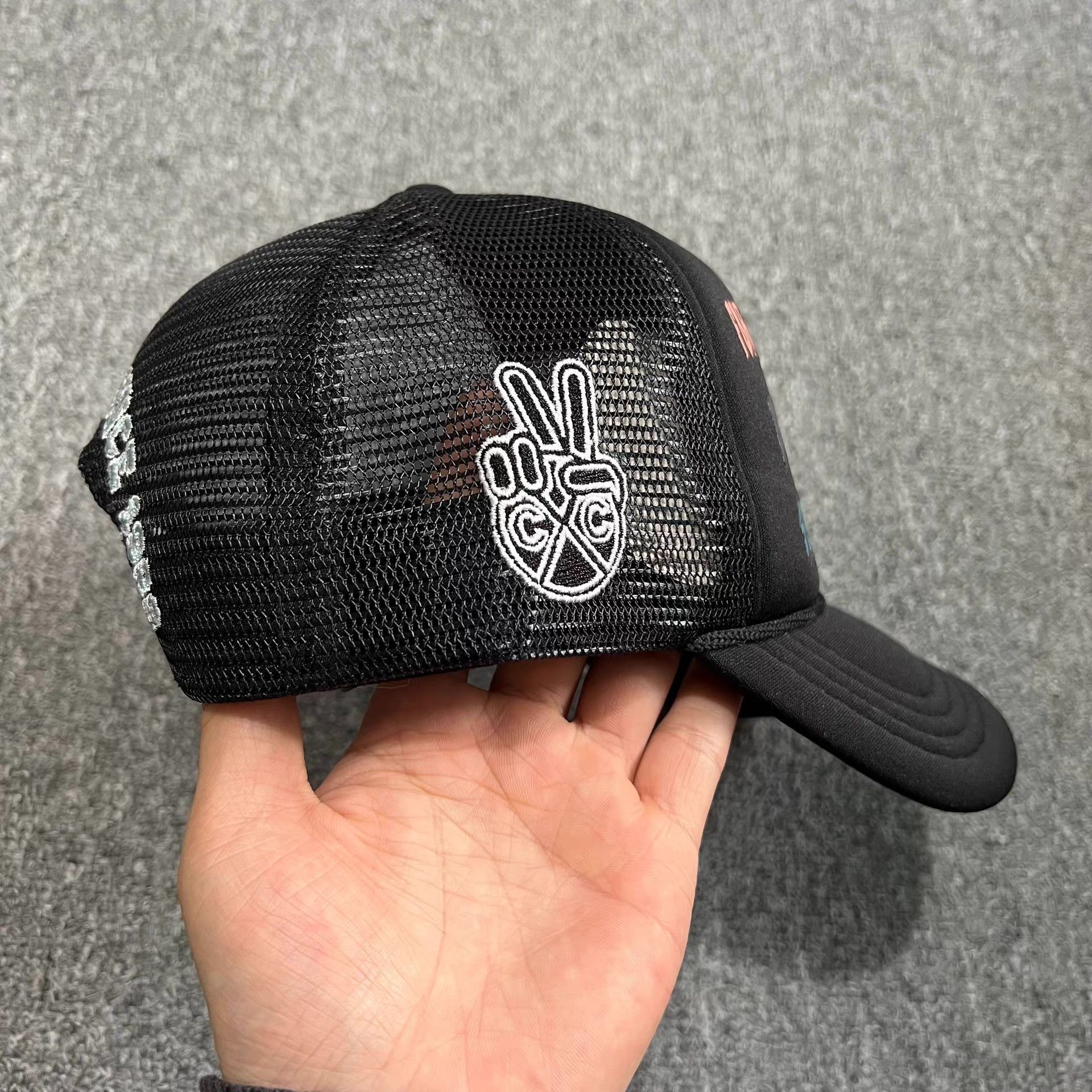 Cross Colours Cross Colours Curved Brim Mesh Trucker Baseball Cap Q7 Size ONE SIZE - 6 Thumbnail
