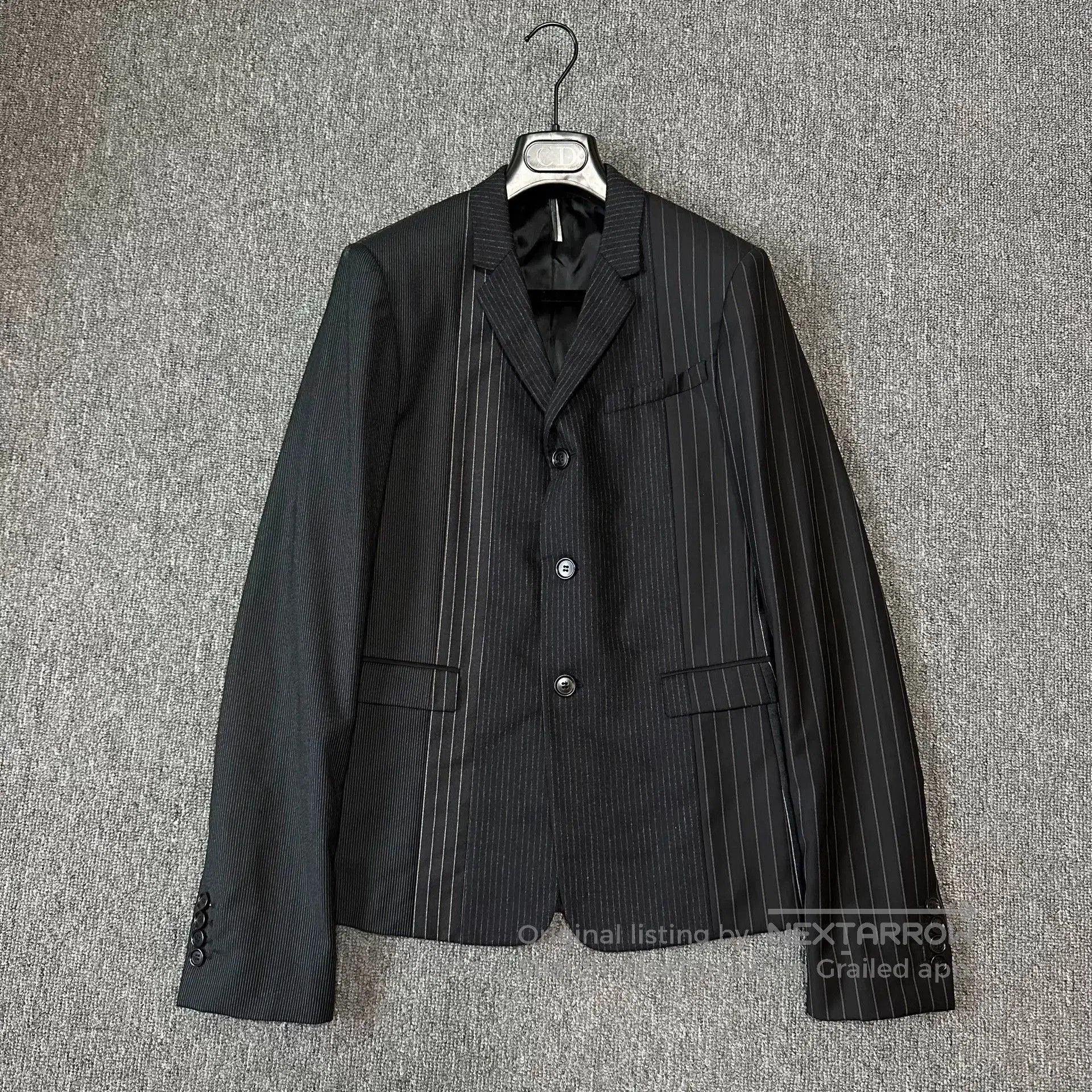 Dior Dior Homme 14FW Runway Patchwork Blazer. Size US S / EU 44-46 / 1 - 1 Thumbnail