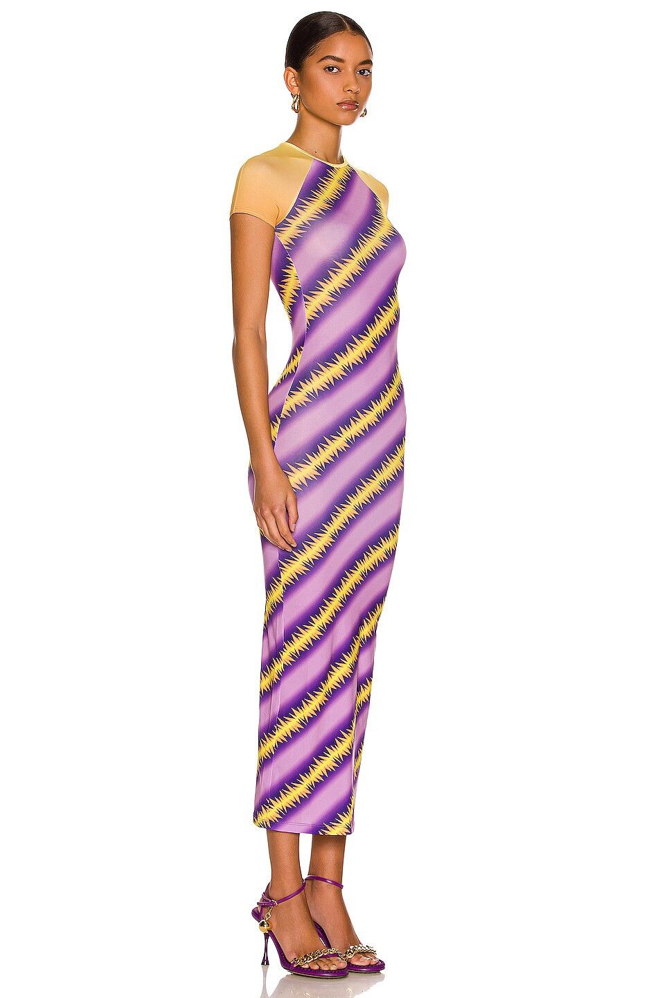 Maisie Wilen o1mle0425 Slinky Dress in Multicolor Size M / US 6-8 / IT 42-44 - 2 Thumbnail