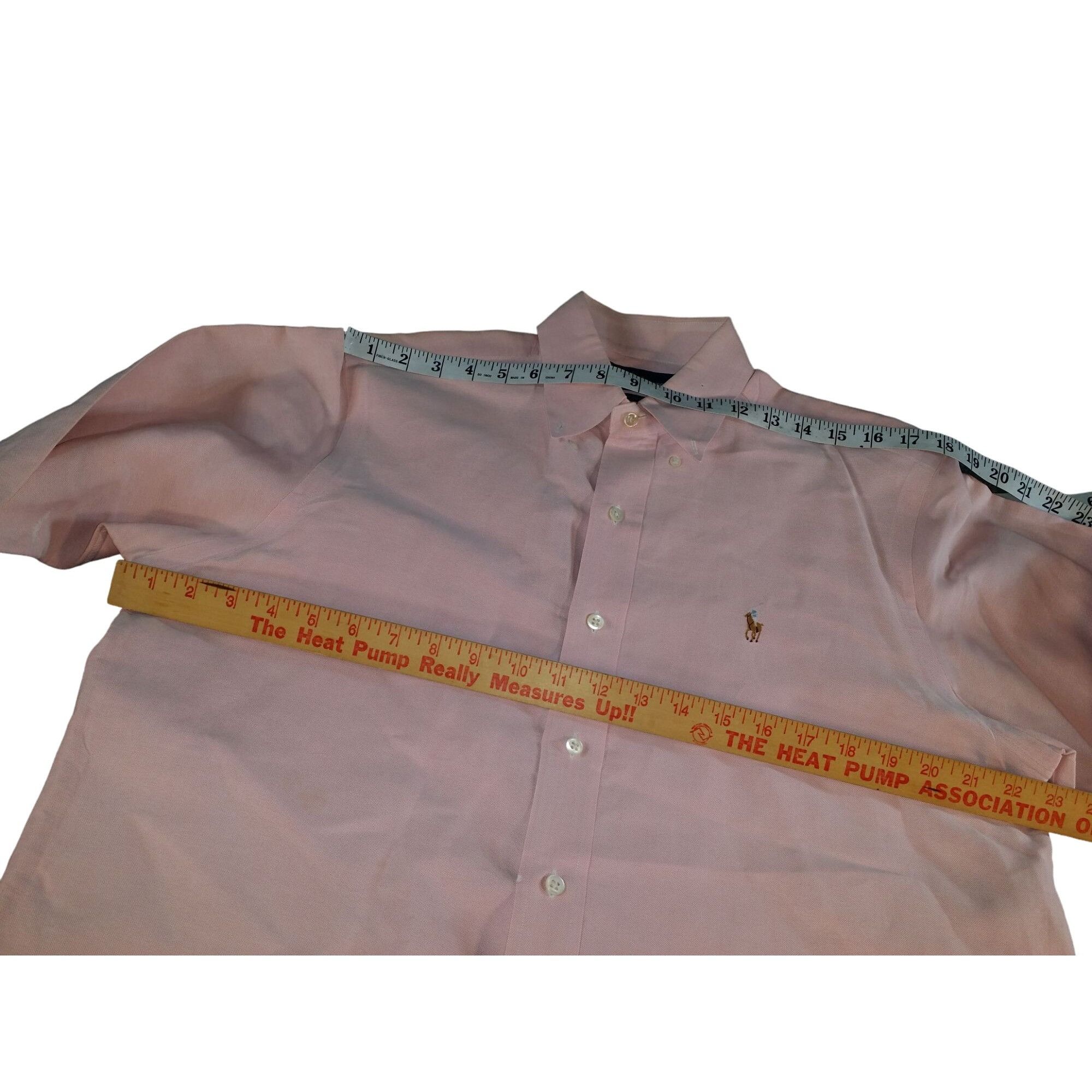 Ralph Lauren Ralph Lauren Button Up Shirt Men Sz L Pink Cotton Long Sleev Size US L / EU 52-54 / 3 - 4 Thumbnail