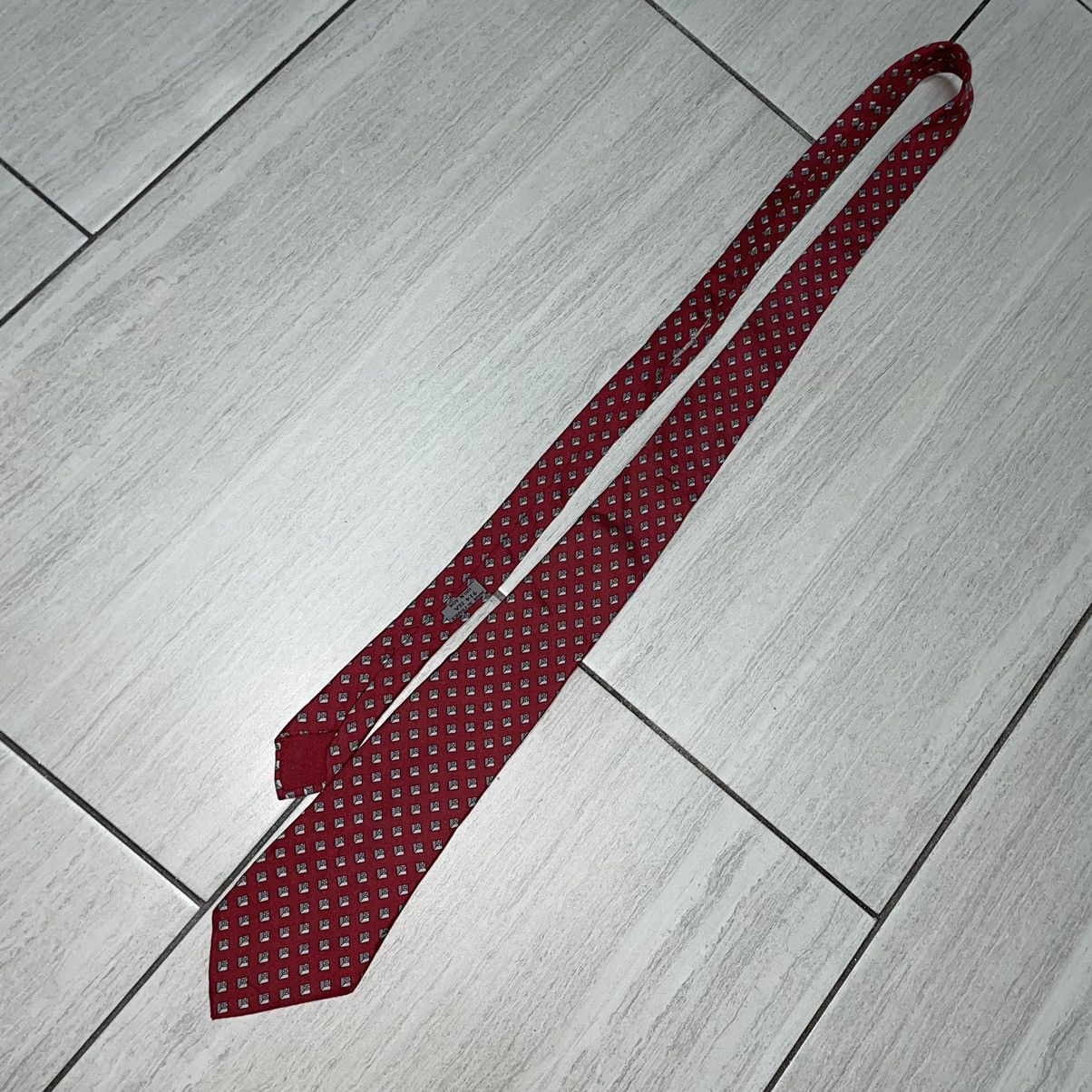 Hermes Hermes Square Mini H Vintage Tie Size ONE SIZE - 4 Thumbnail