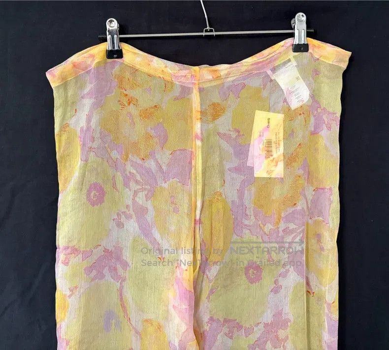 Dries Van Noten Dries Van Noten Silk Printed Trousers Size 37" - 6 Thumbnail