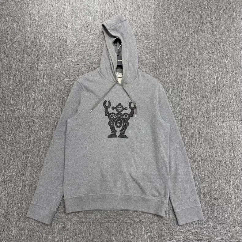 Hermes Hermes Sheepskin Robot Pattern Hoodie Size US L / EU 52-54 / 3 - 1 Thumbnail