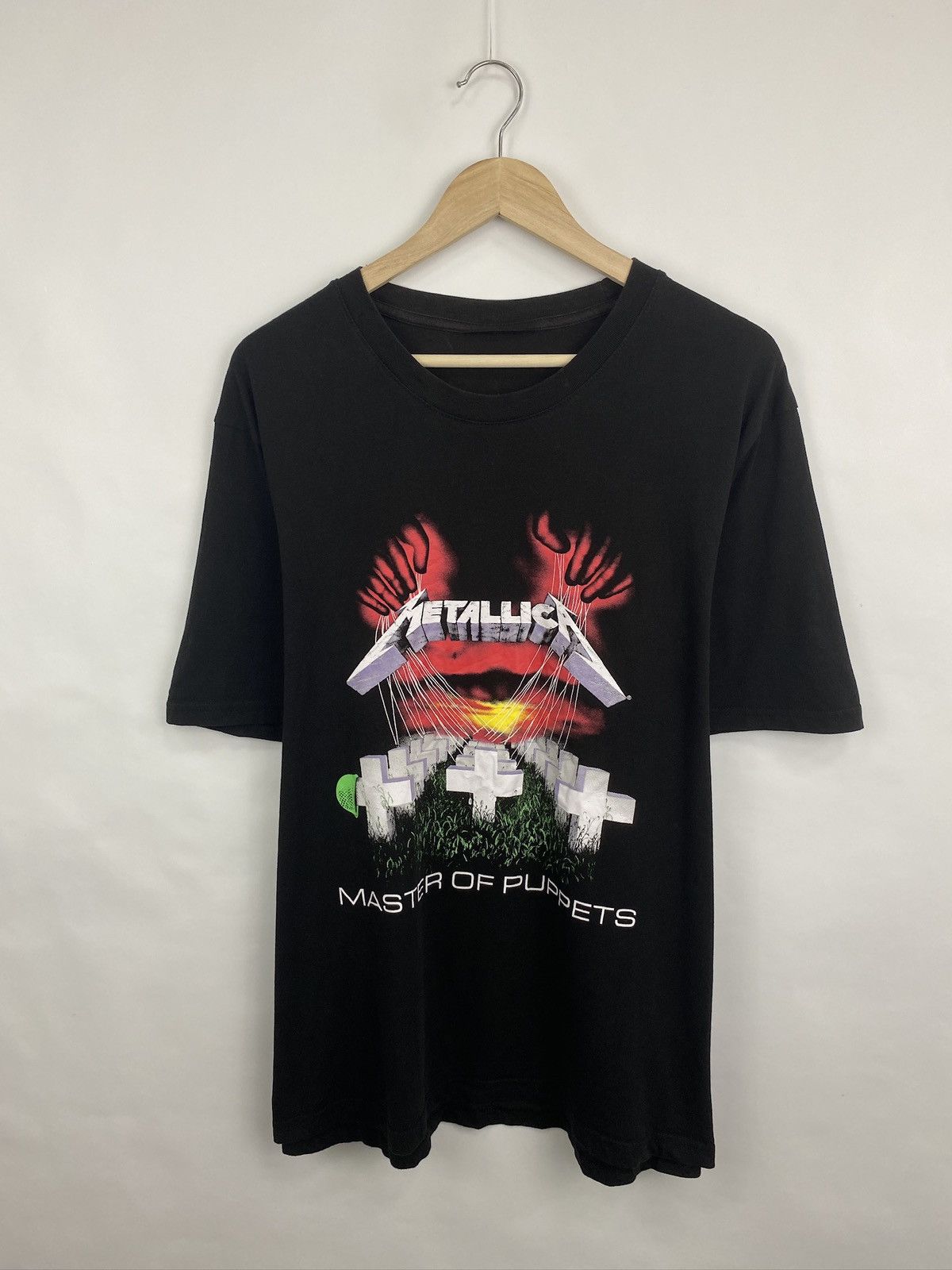 Metallica 🇺🇸 Vintage Metallica Master Of Puppets Rare Retro t-shirt Y2K Size US XL / EU 56 / 4 - 3 Thumbnail
