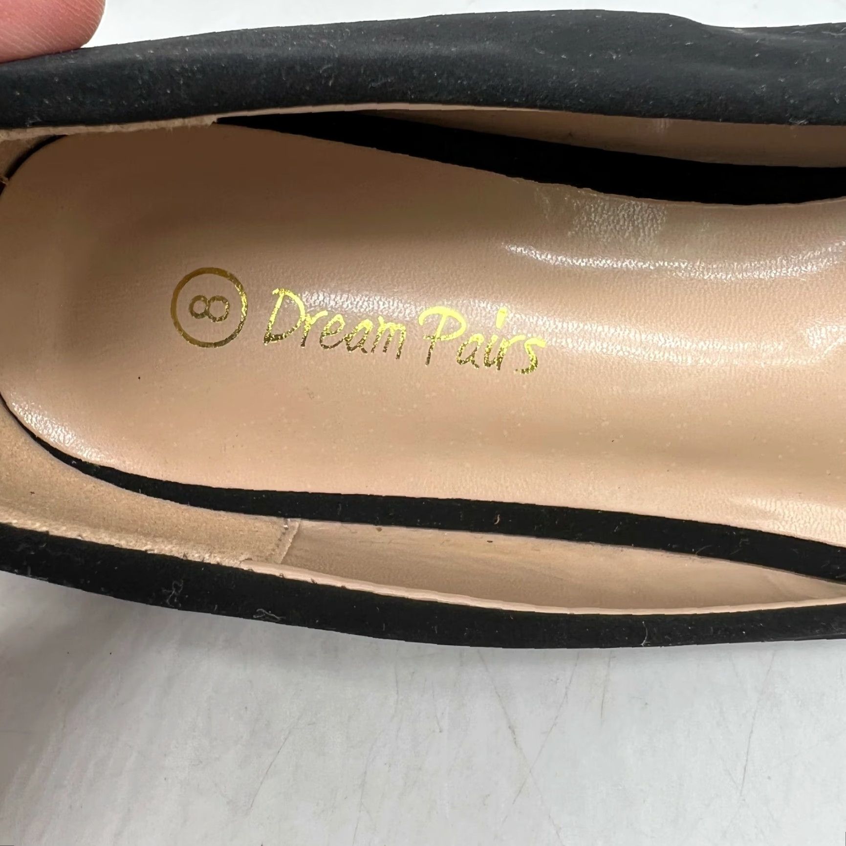 Vintage VINTAGE Dream Pairs Women's Ballet Flats Size 8 Black Pointed Toe Slip On Casual Flats Size US 8 / IT 38 - 6 Thumbnail