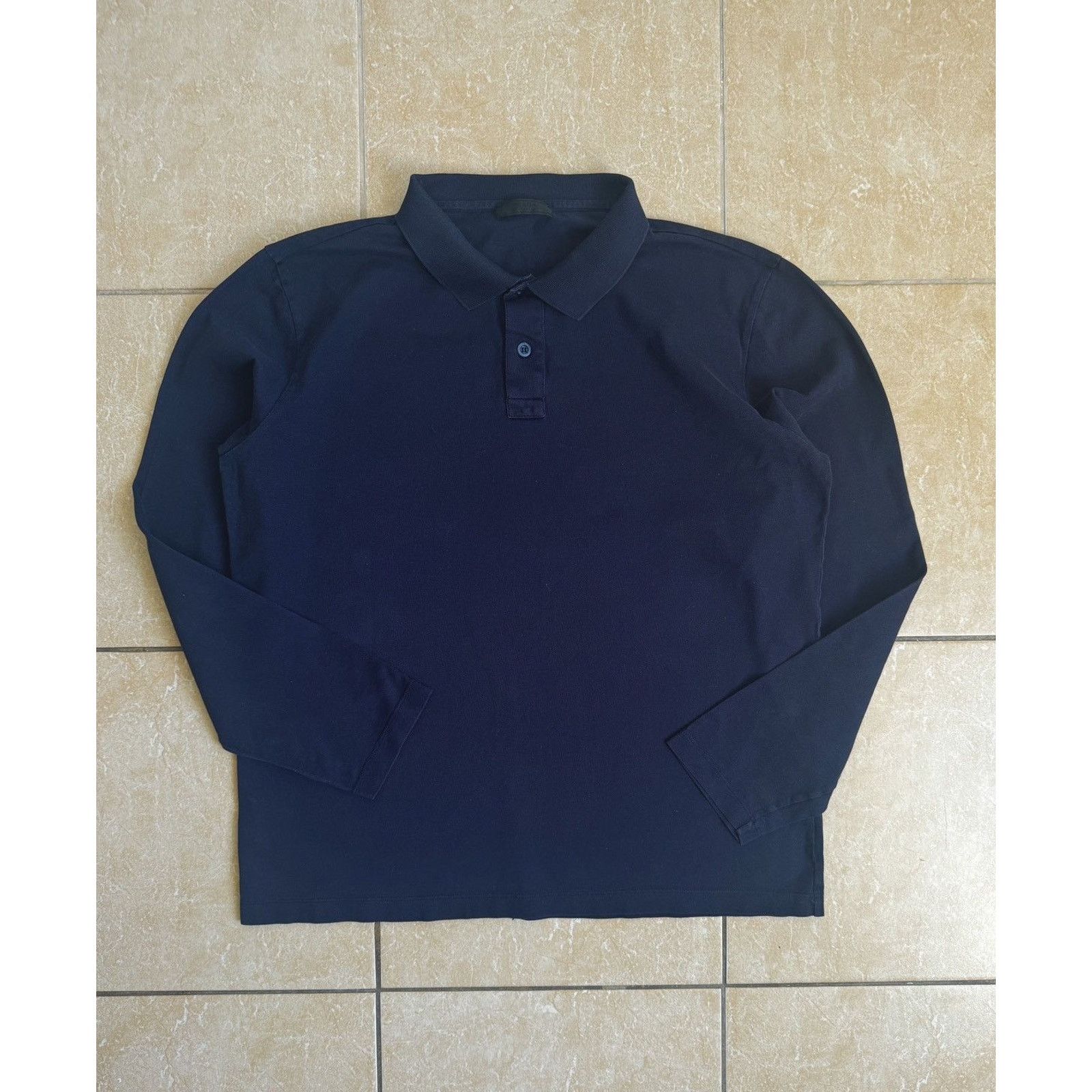 Prada Prada Linea Rossa Longsleeve Polo Shirt Size US L / EU 52-54 / 3 - 4 Thumbnail
