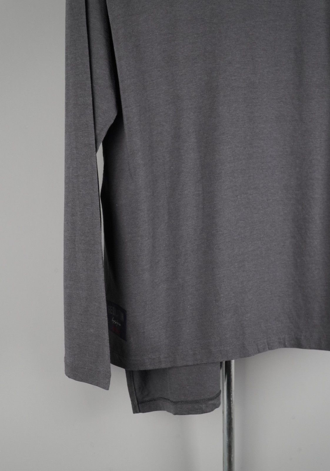 Yohji Yamamoto Yohji Yamamoto - Regulation Men - Diagonal Switch Deform Tee Size US L / EU 52-54 / 3 - 8 Thumbnail