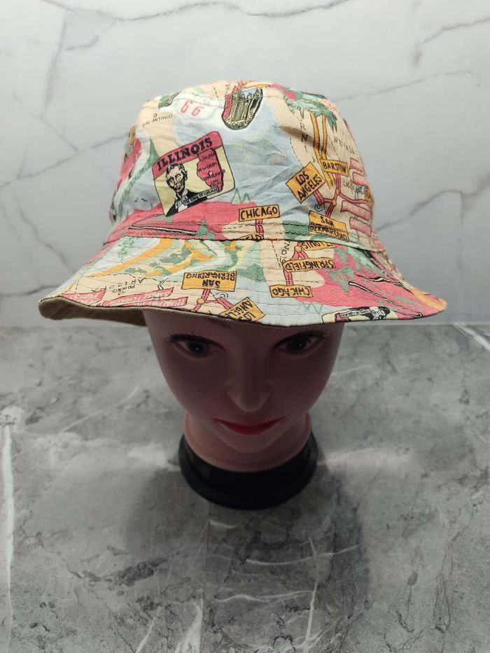 Japanese Brand Maps Fullprint Style Bucket Hat Size ONE SIZE - 2 Thumbnail