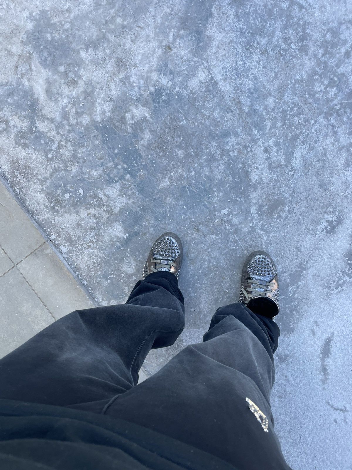 Other 430X CDXXX black faded sweatpants Size US 38 / EU 54 - 4 Thumbnail
