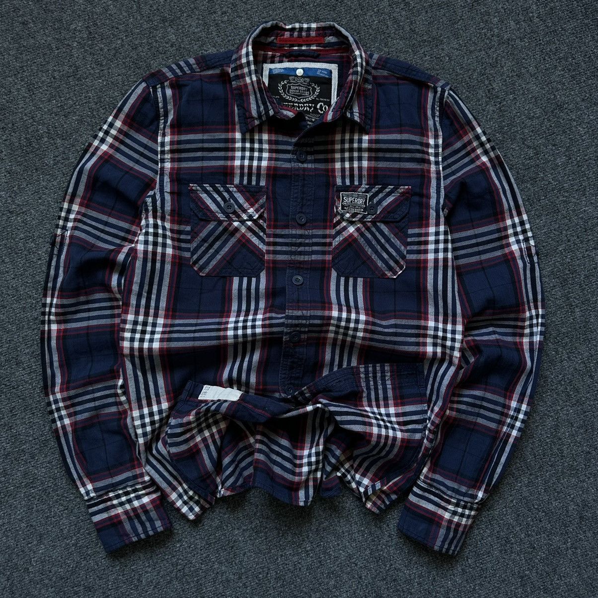 Superdry VTG Western Checked Shirt Superdry Size M Cowboy Old Money Size US M / EU 48-50 / 2 - 3 Thumbnail