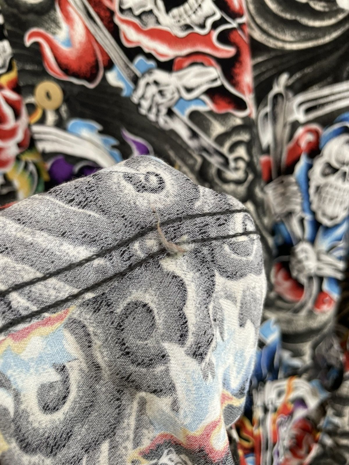 トップス hysteric glamour grim reaper shirt hysteric glamour grim reaper shirt